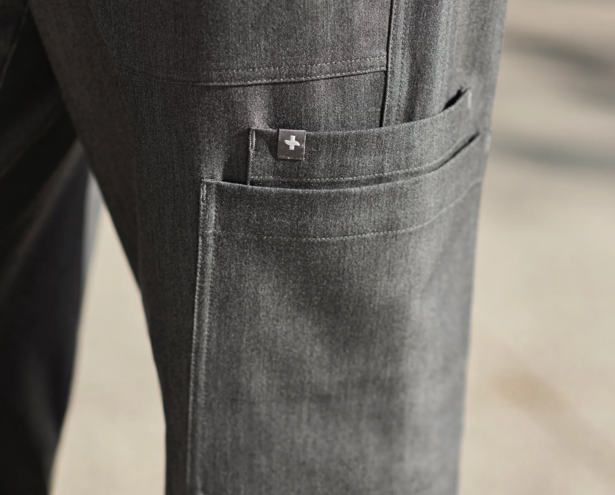 Men's Ceil Blue Axim™ - Short Cargo Scrub Pants - Image 9