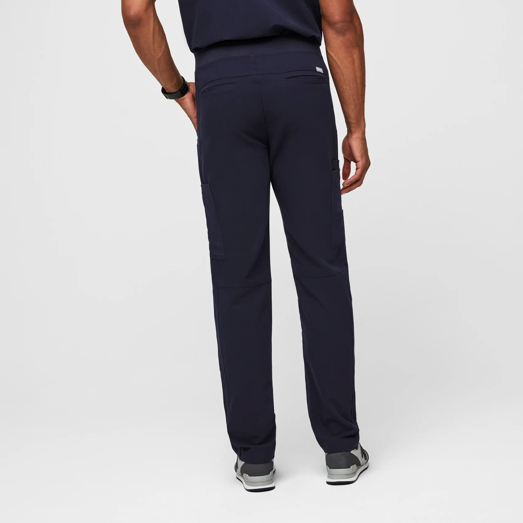 Men's Navy Axim™ - Short Cargo Scrub Pants - Image 4