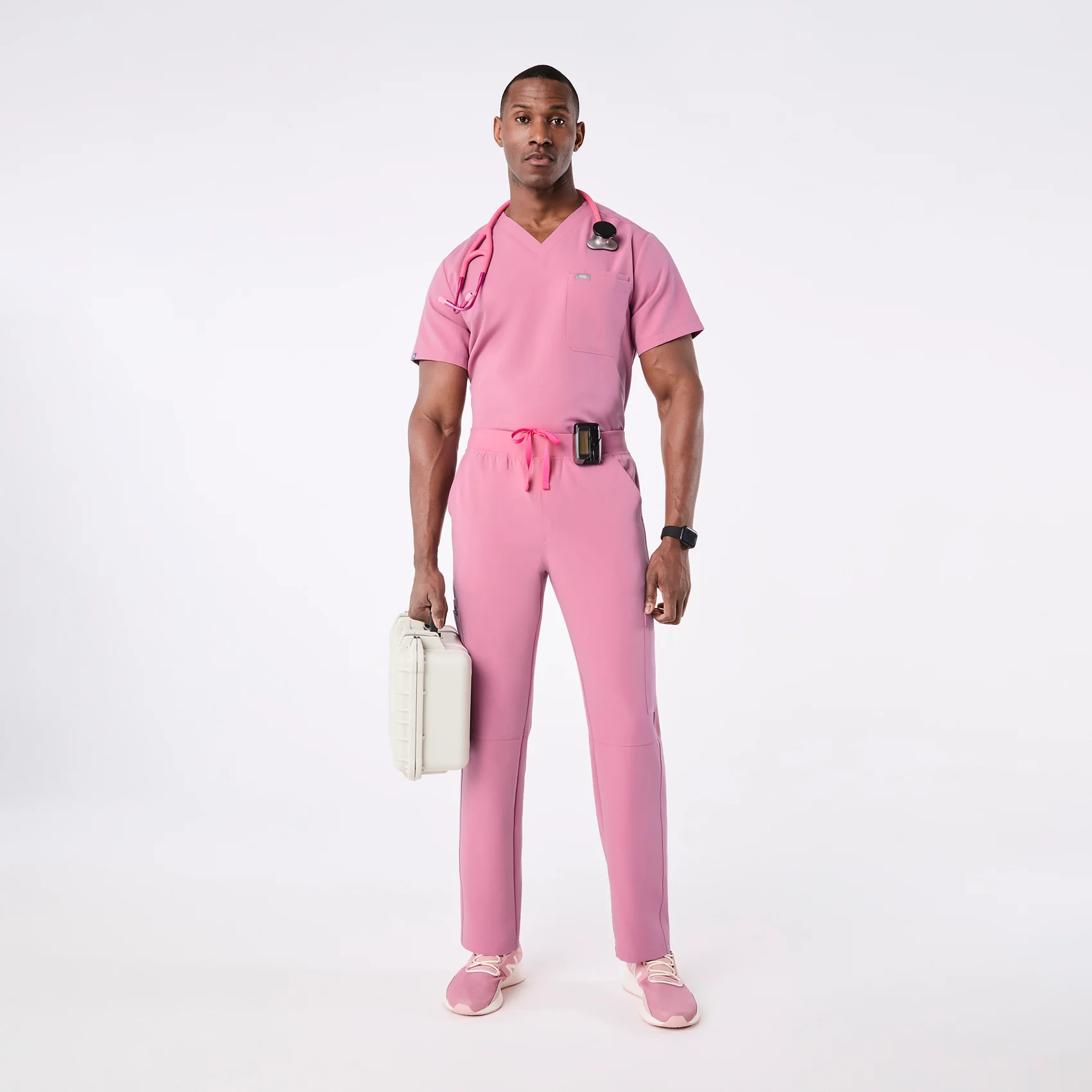 men's Chalk Pink Axim - Short Cargo Scrub Pant™ - Image 2