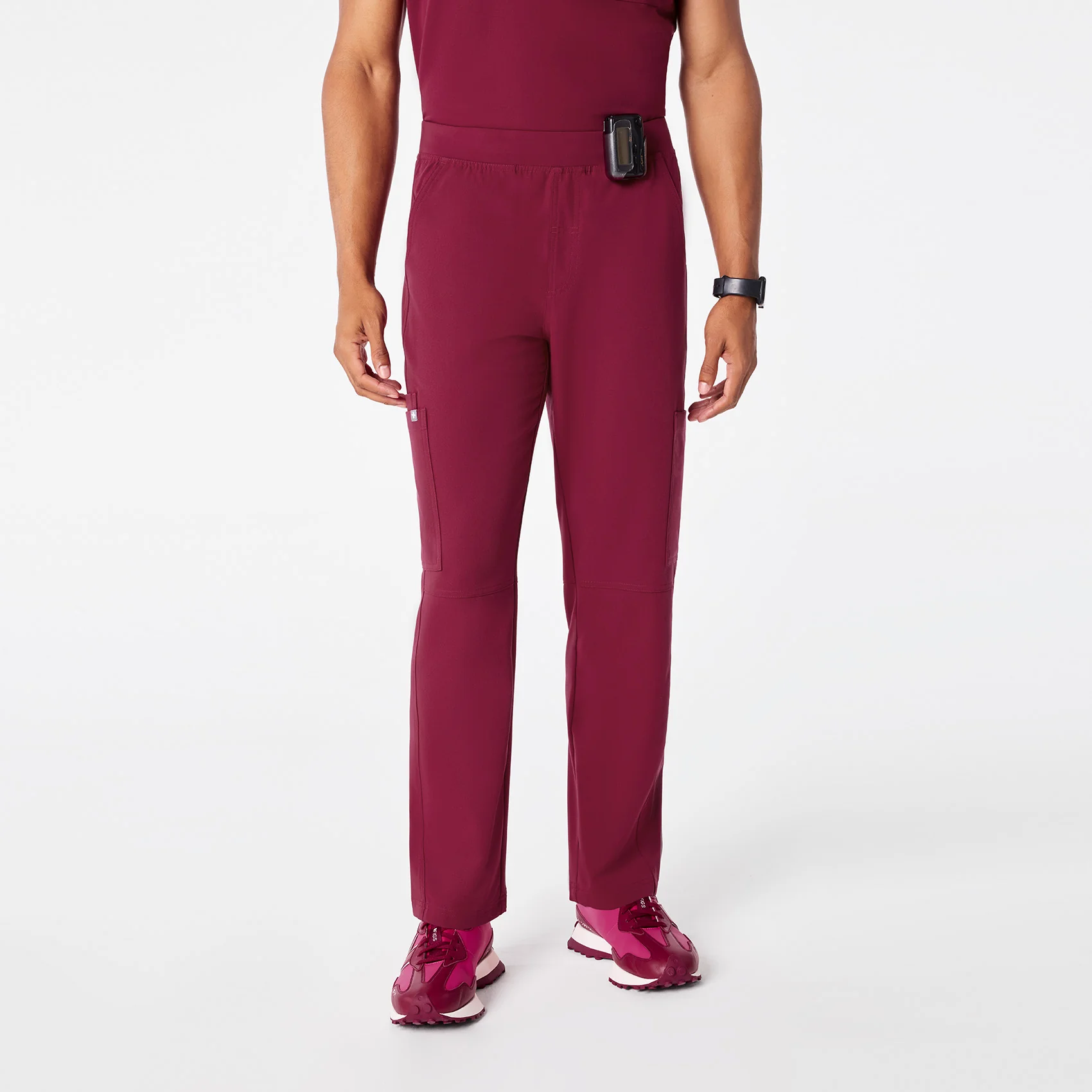 men's Deep Cranberry Axim - Short Cargo Scrub Pant™