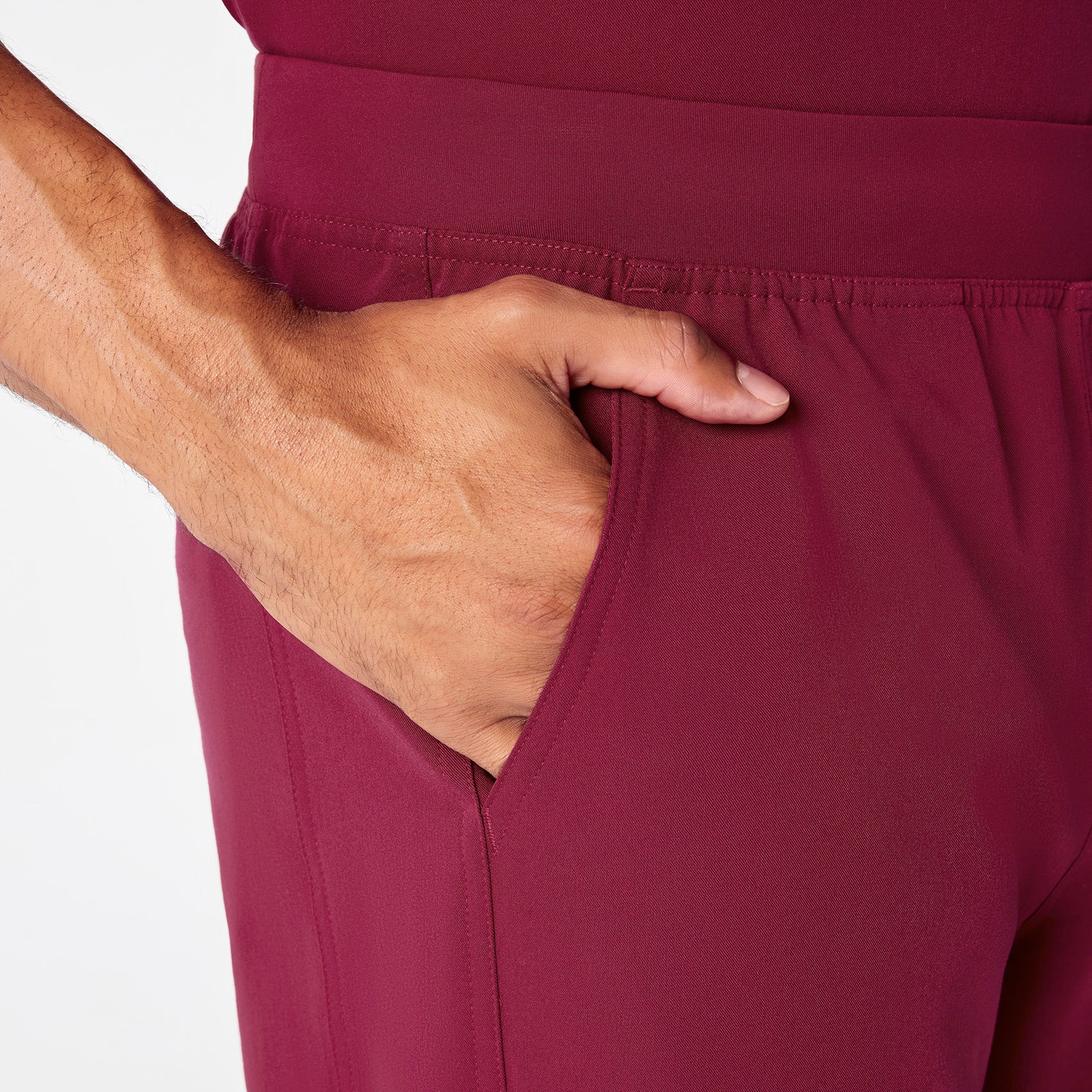 men's Deep Cranberry Axim - Short Cargo Scrub Pant™ - Image 5