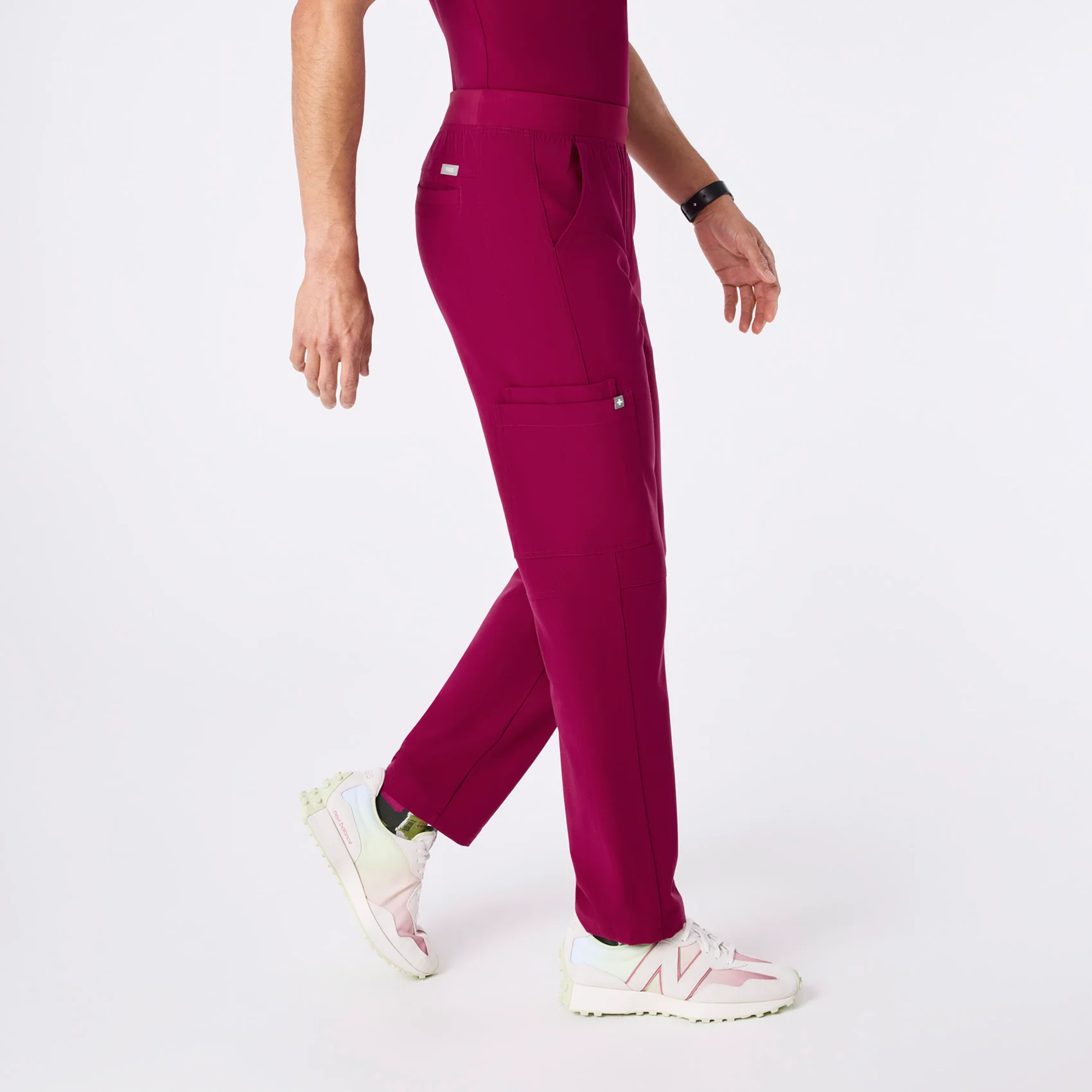 men's Dark Magenta  Axim - Cargo Scrub Pant™ - Image 3