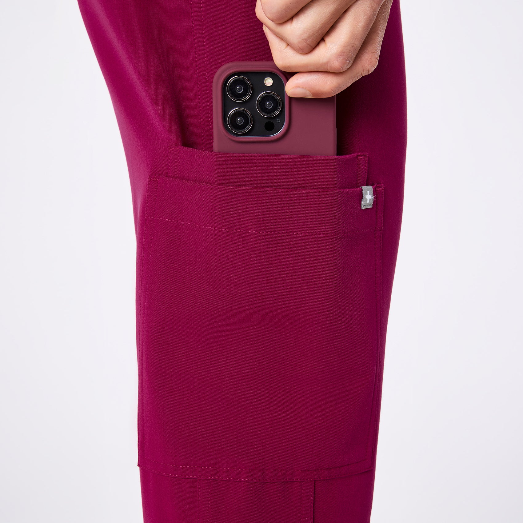 men's Dark Magenta  Axim - Cargo Scrub Pant™ - Image 6
