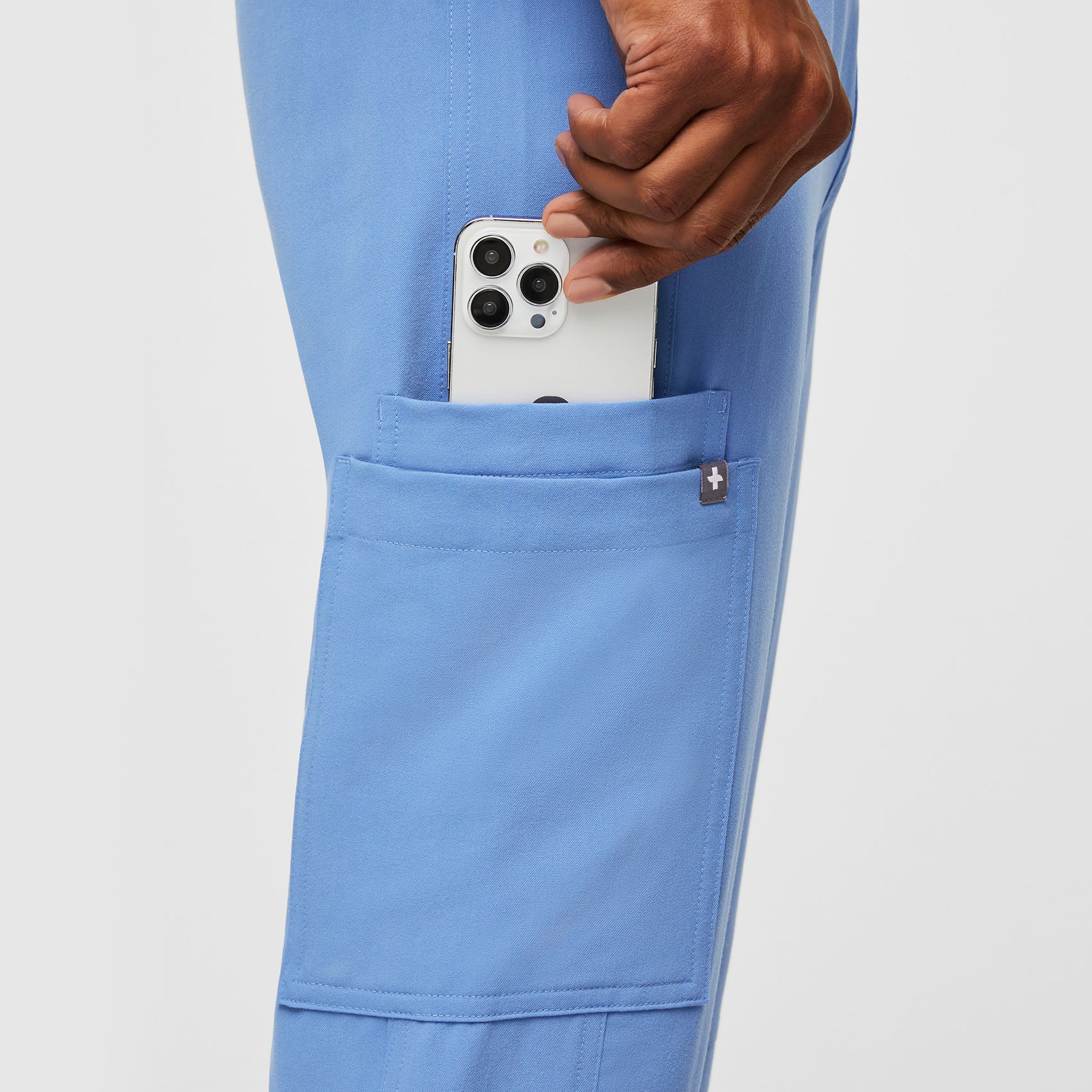 Men's Ceil Blue Axim™ - Tall Cargo Scrub Pants - Image 6