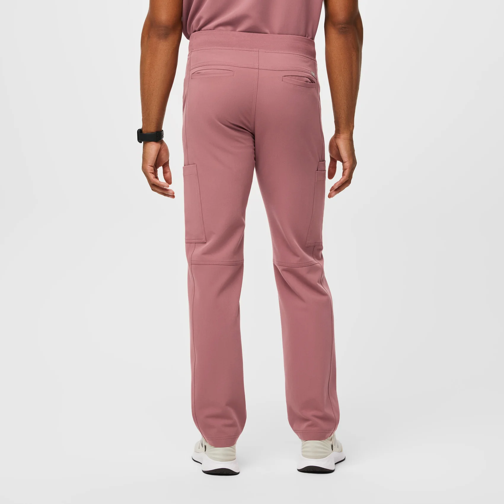men's Mauve Axim™ - Tall Cargo Scrub Pants - Image 4
