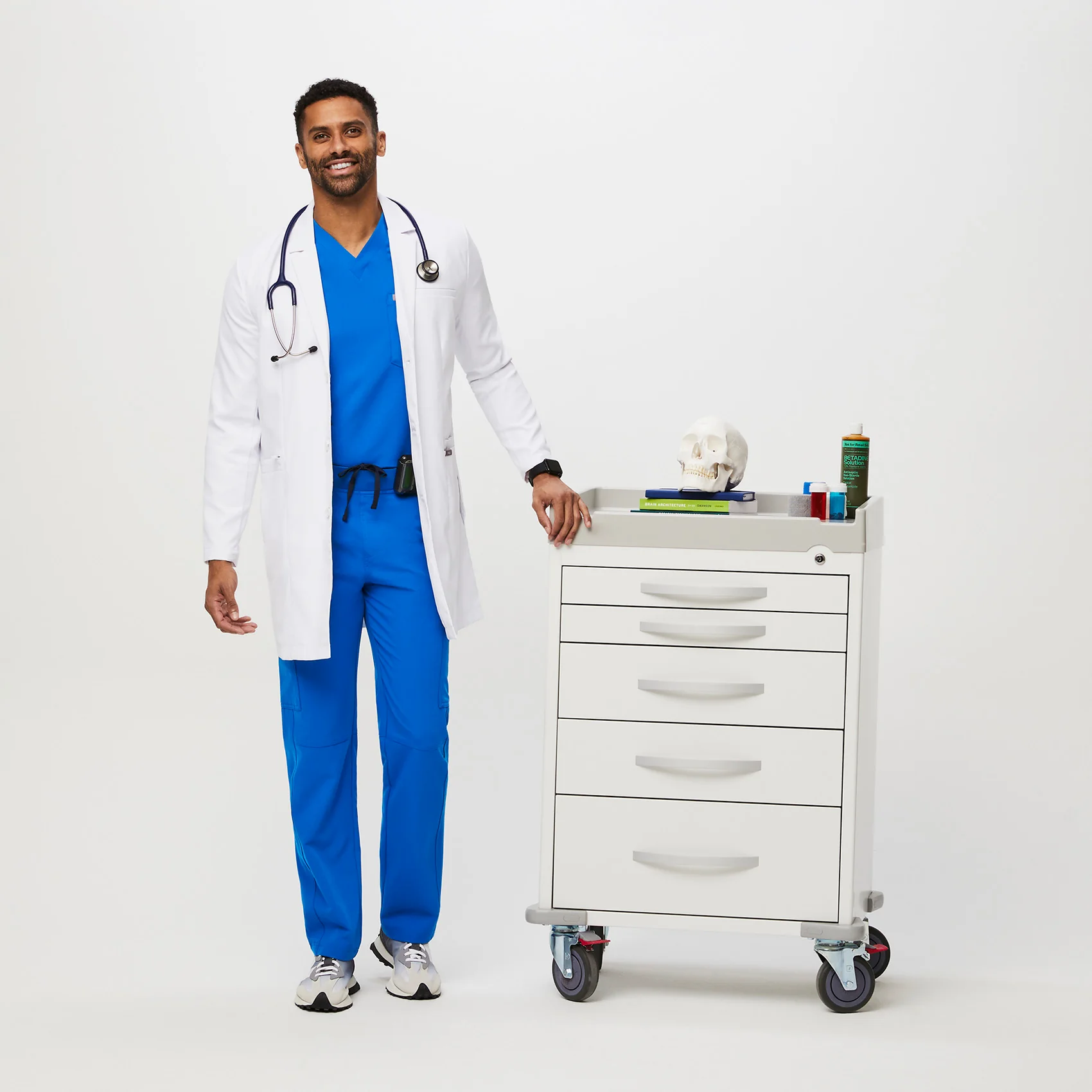 Men's Royal Blue Axim™ - Tall Cargo Scrub Pants - Image 2