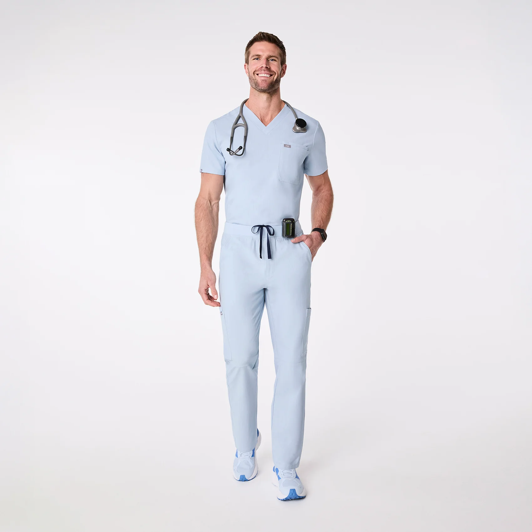 men's Chambray Axim - Tall Cargo Scrub Pant™ - Image 2