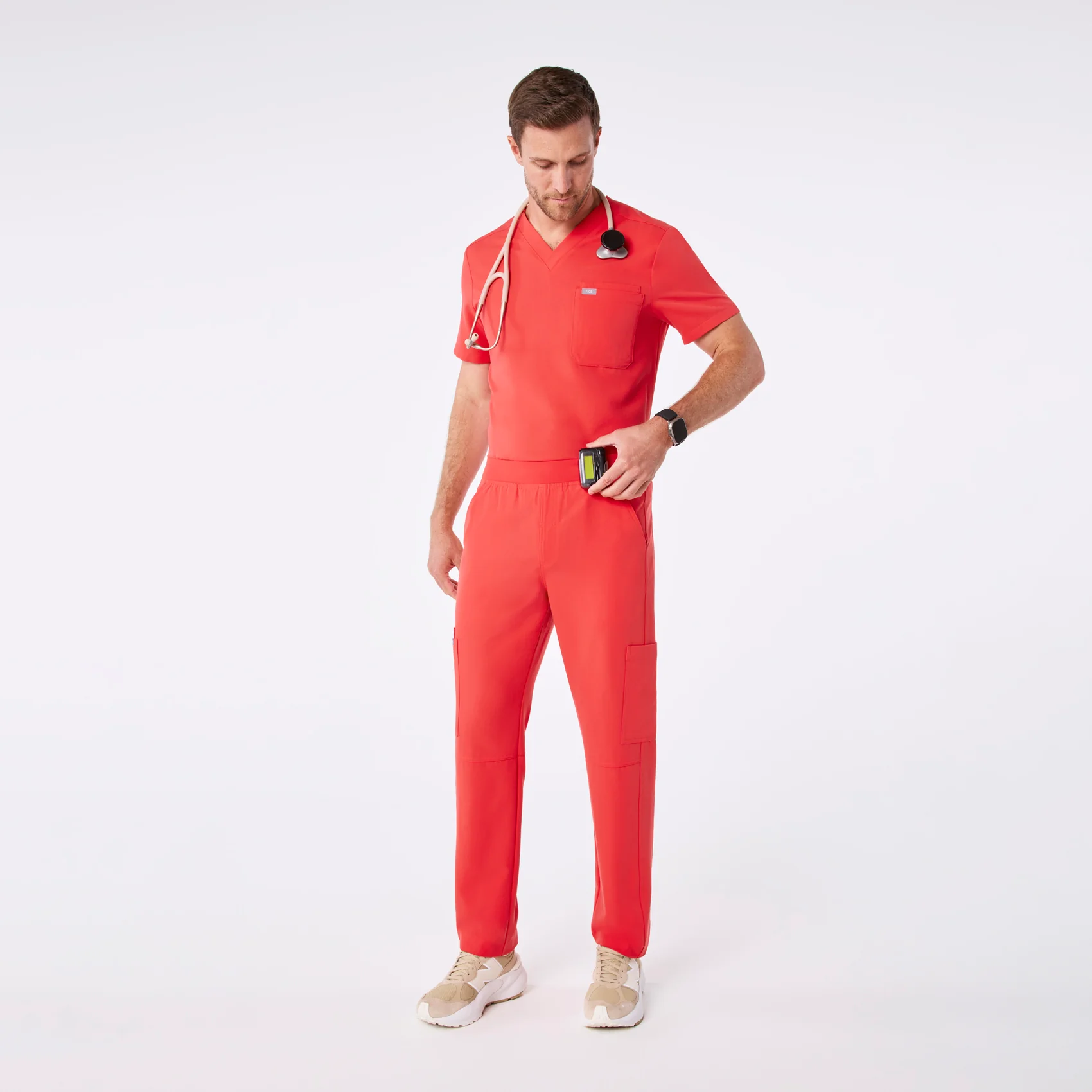 men's Hibiscus Axim - Tall Cargo Scrub Pant™ - Image 2