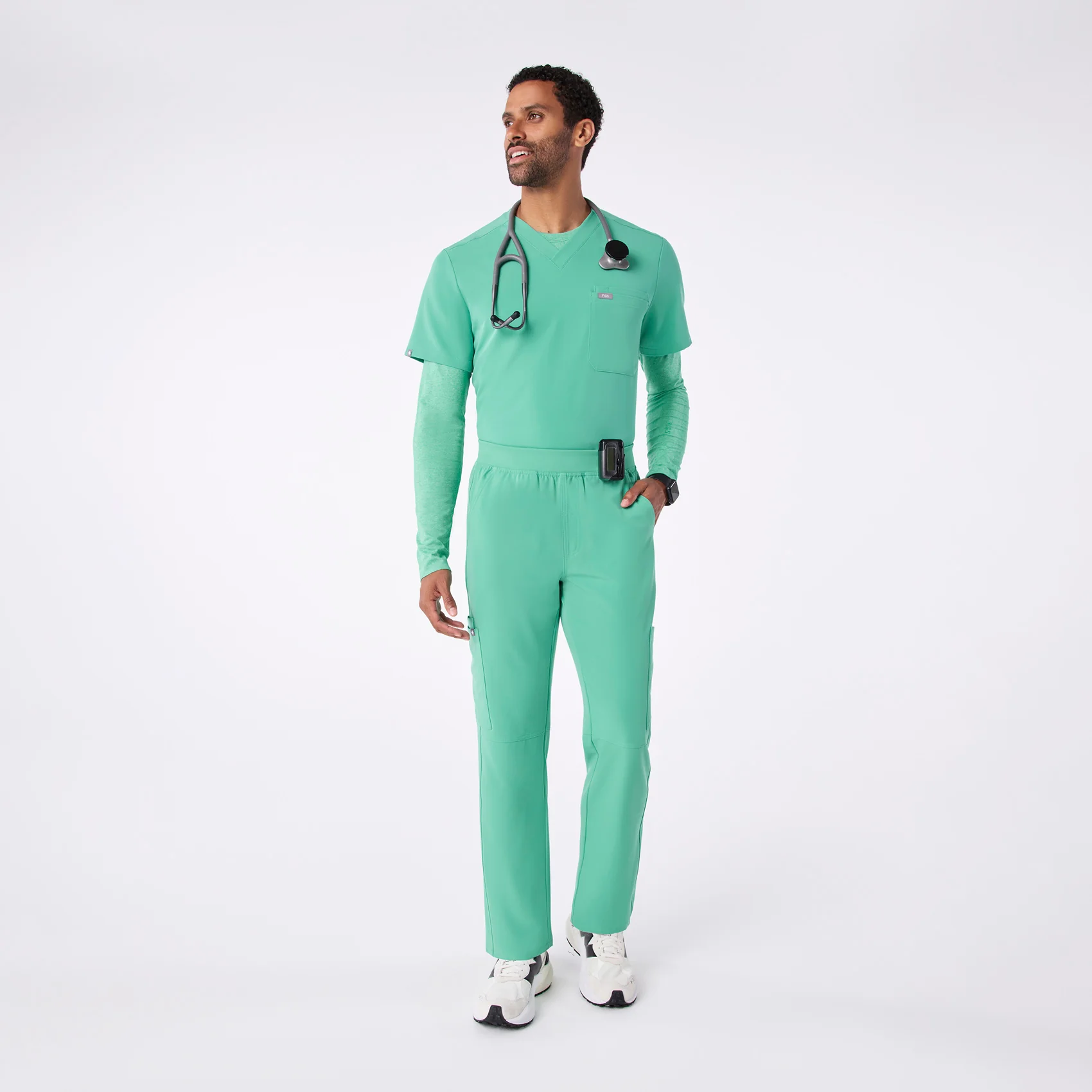 men's Surgical Green Axim - Tall Cargo Scrub Pant™ - Image 2