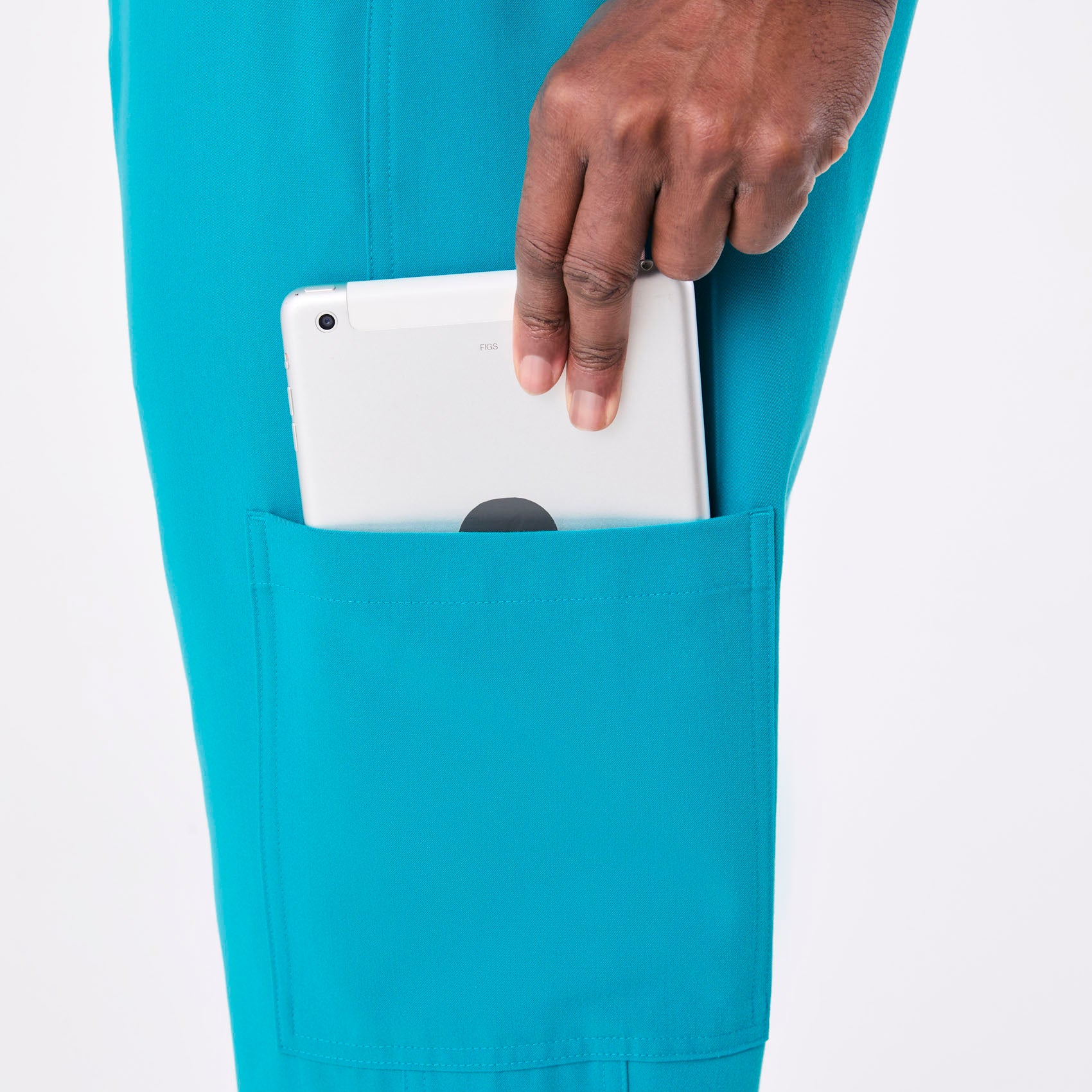 men's Teal Axim - Tall Cargo Scrub Pant™ - Image 7