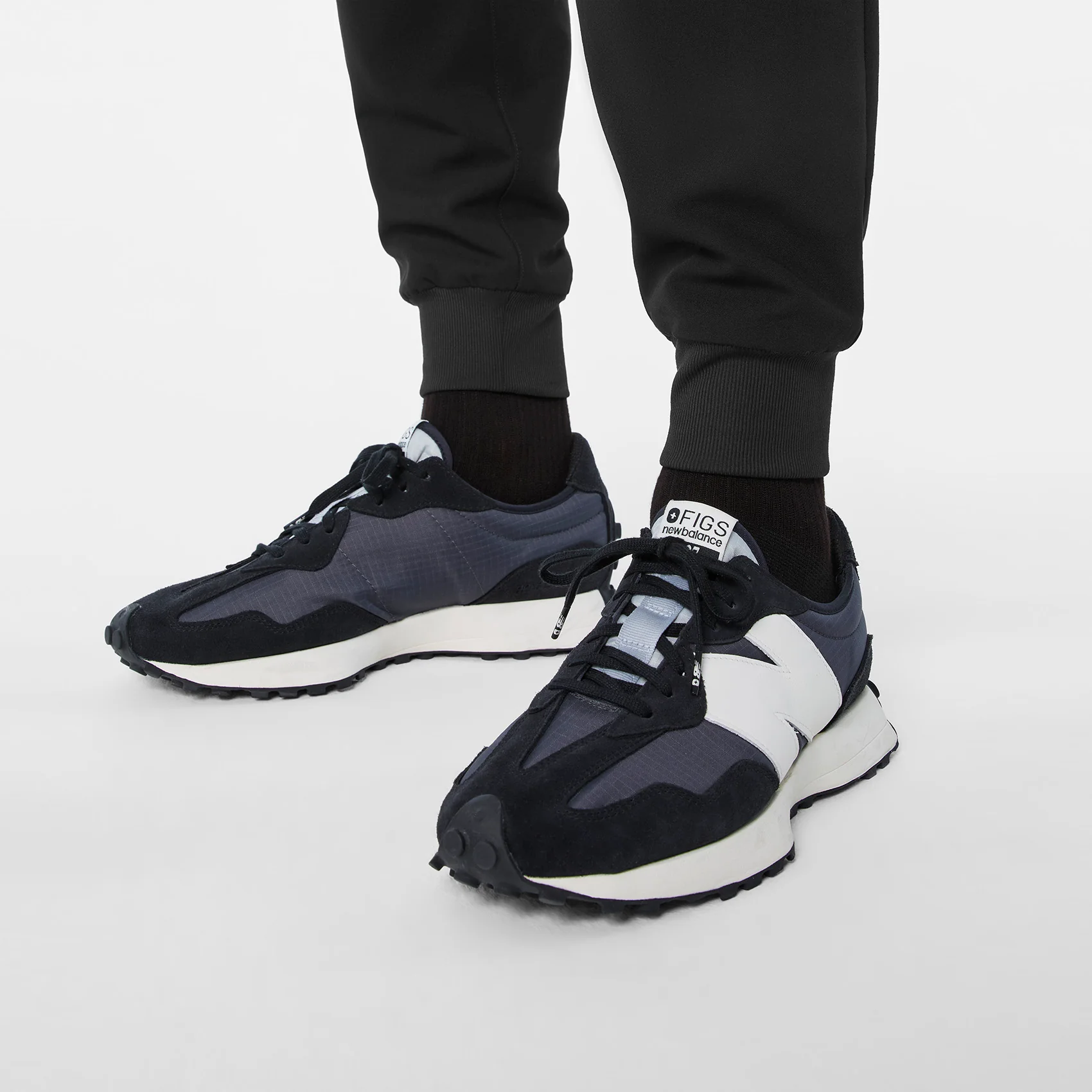 men's Black Brey Short Jogger - Scrub Pant - Image 8