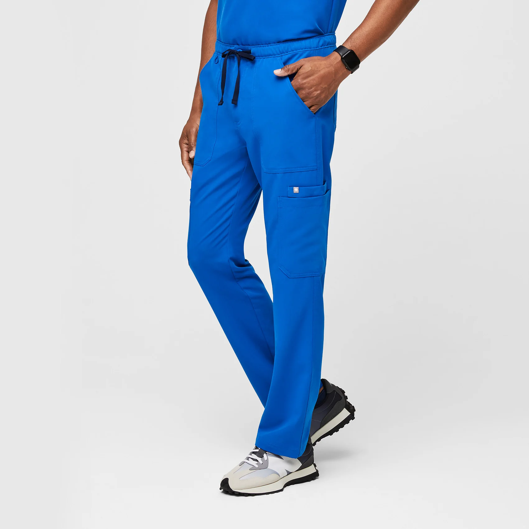 Men's Royal Blue Cairo™ - Short Cargo Scrub Pants - Image 3