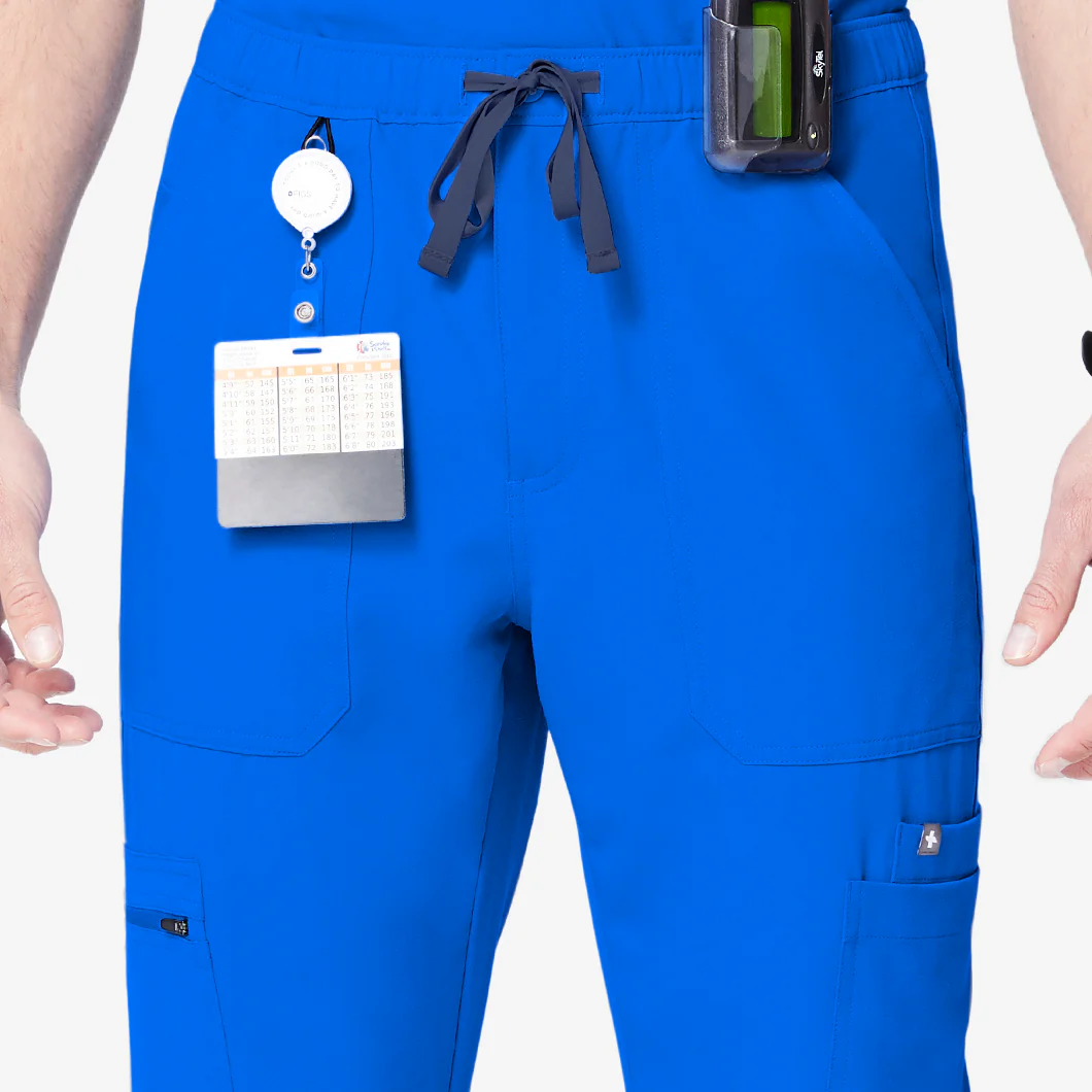 Men's Royal Blue Cairo™ - Tall Cargo Scrub Pants - Image 10
