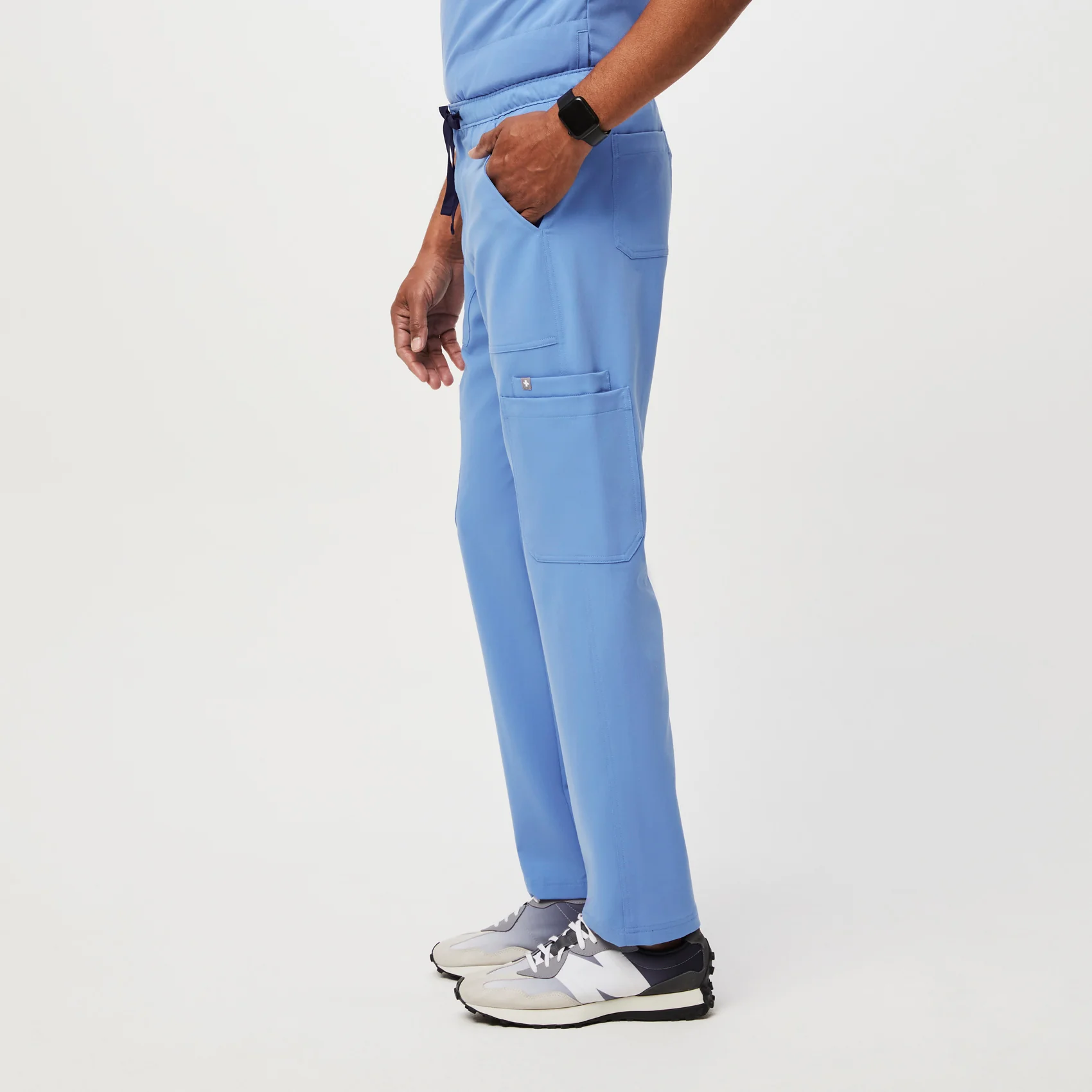 men's Ceil Blue Cairo™ - Short Cargo Scrub Pants (3XL - 6XL) - Image 3