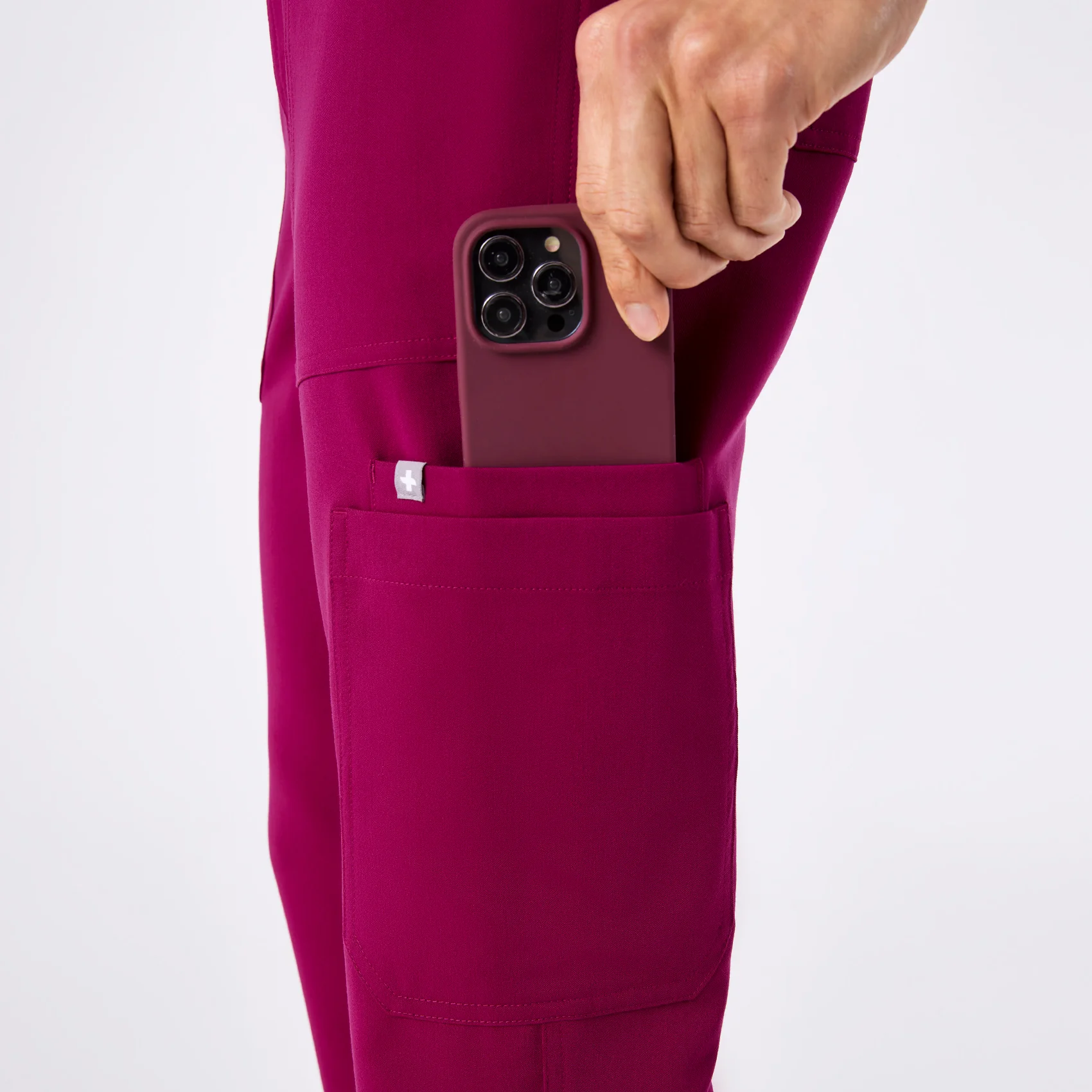 men's Dark Magenta Cairo - Cargo Scrub Pant™ - Image 8
