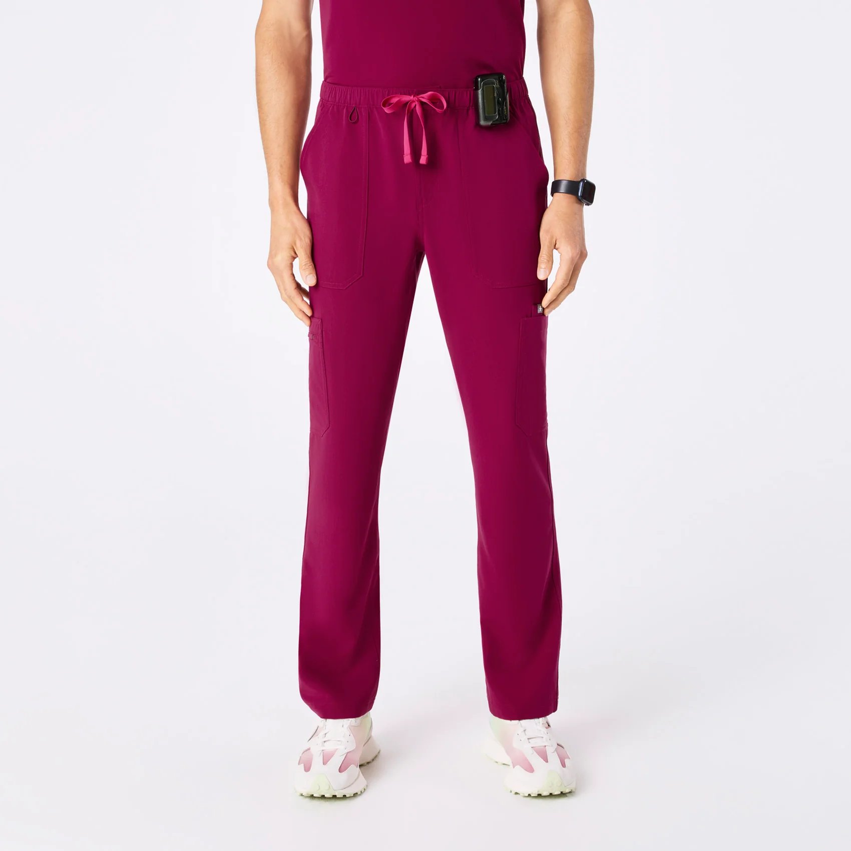men's Dark Magenta Cairo - Tall Cargo Scrub Pant™