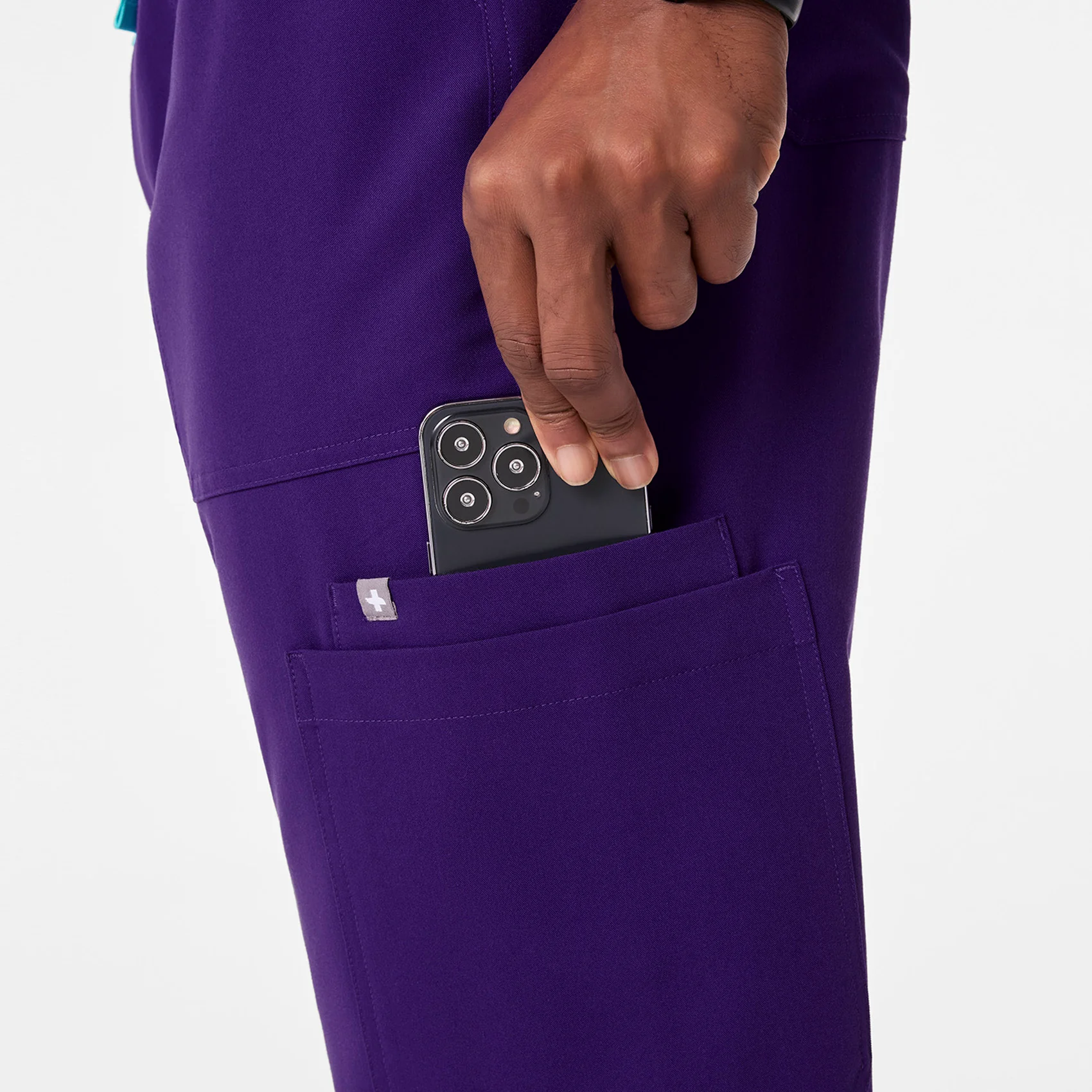 men's Purple Pulse Cairo - Tall Cargo Scrub Pant™ - Image 6