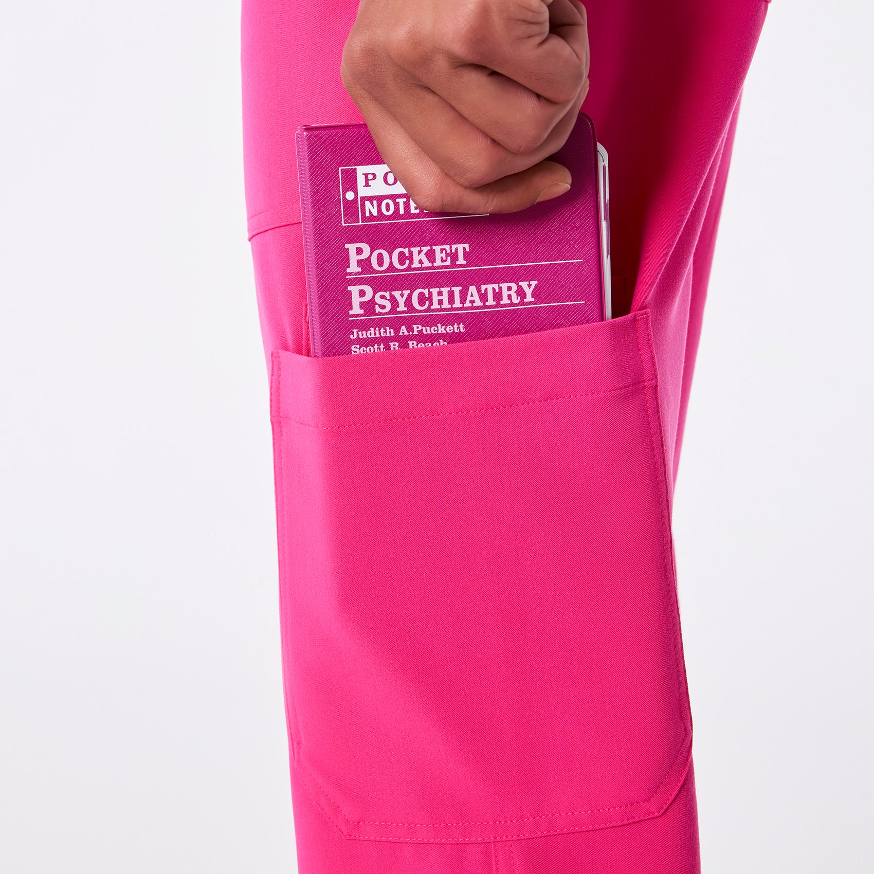 men's Shocking Pink Cairo - Tall Cargo Scrub Pant™ - Image 8