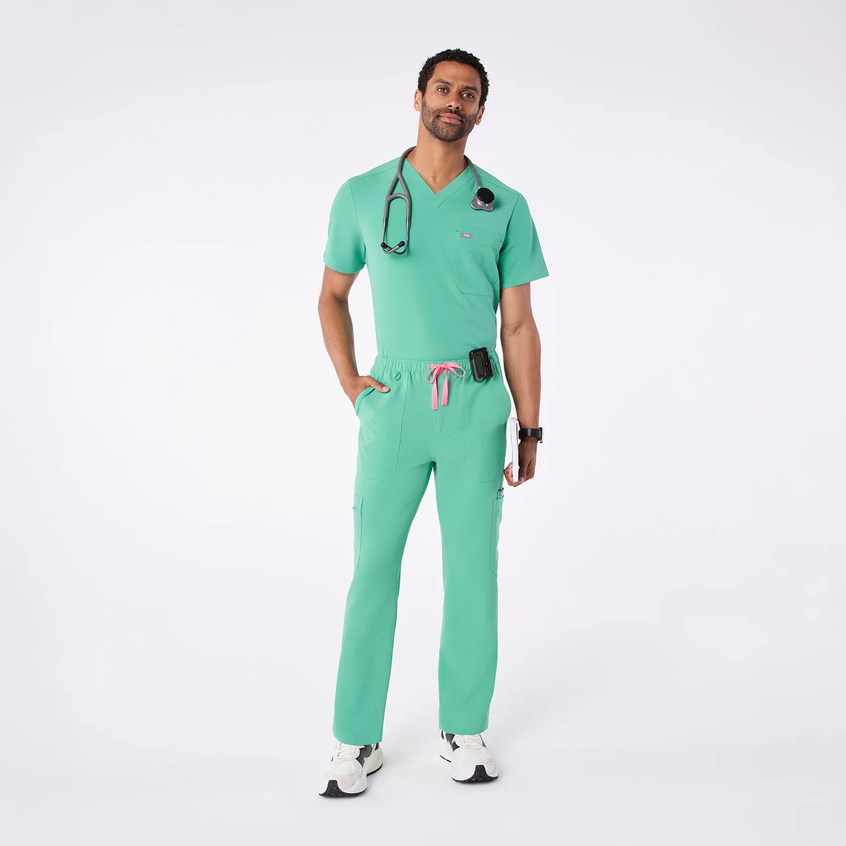 men's Surgical Green Cairo - Tall Cargo Scrub Pant™ - Image 2