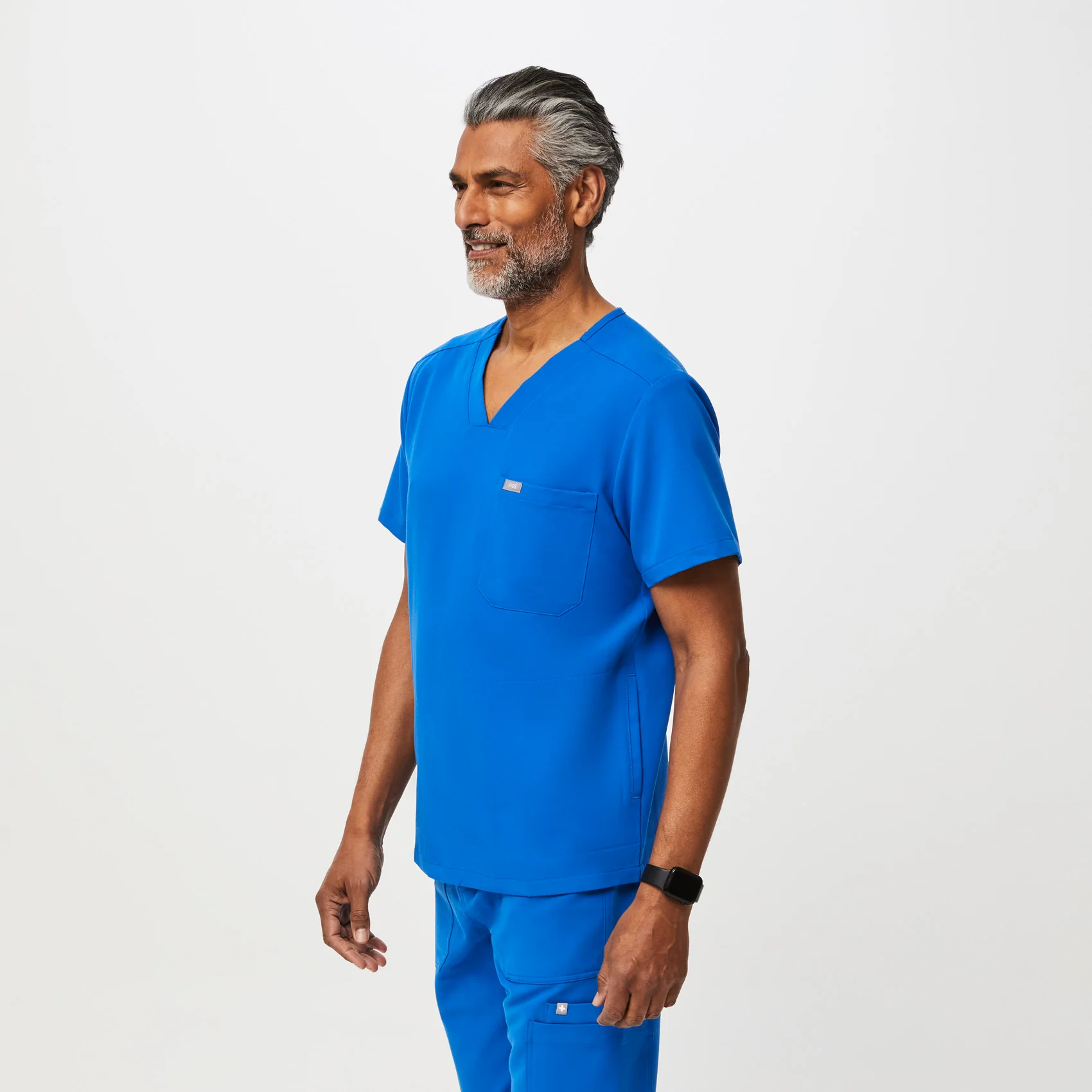 Men's Royal Blue Chisec™ - Three-Pocket Scrub Top - Image 3