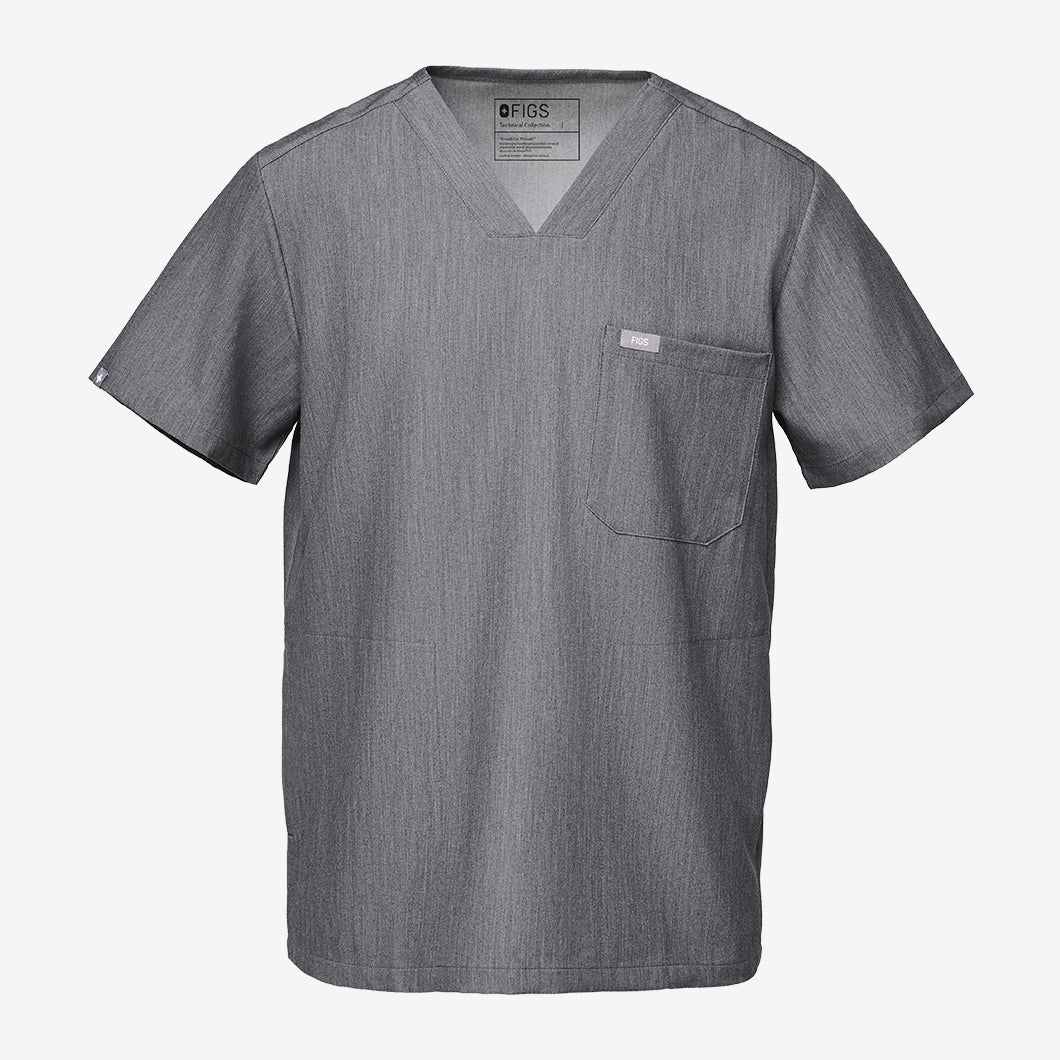 men's Chalk Pink Chisec - Three-Pocket Scrub Top™ - Image 6
