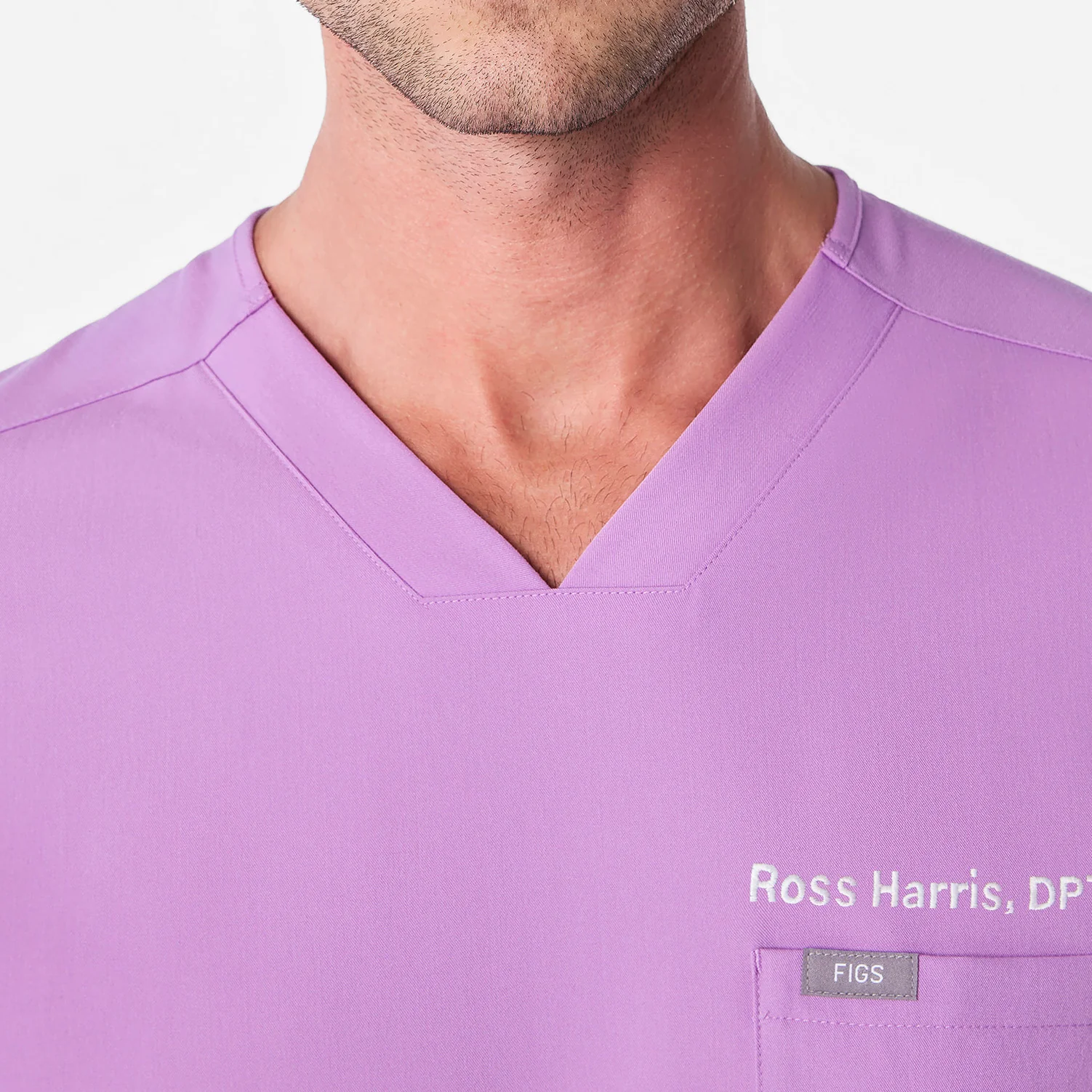 men's Wild Iris Chisec - Three-Pocket Scrub Top™ - Image 5