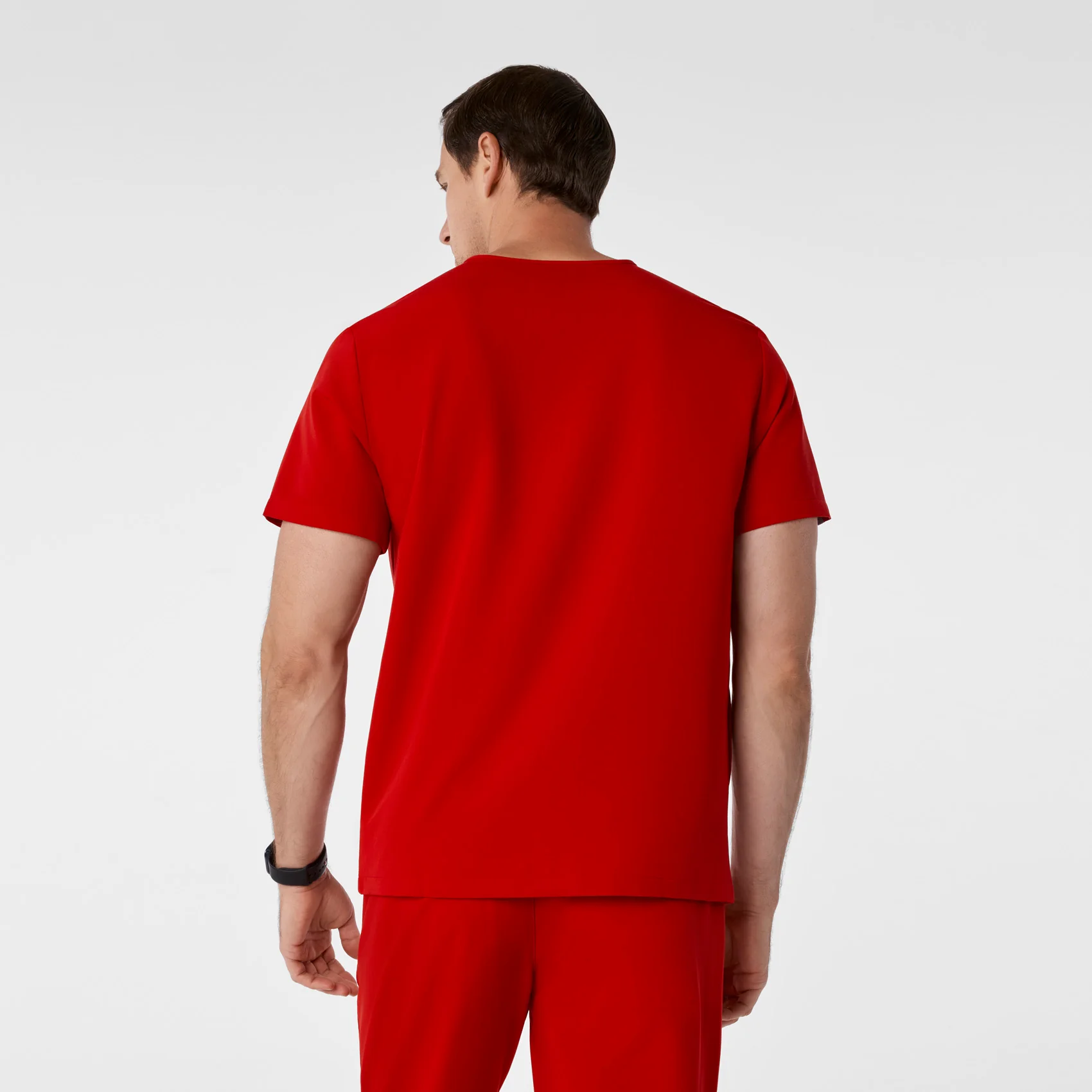 men's Winning Red Chisec - Three-Pocket Scrub Top™ - Image 4