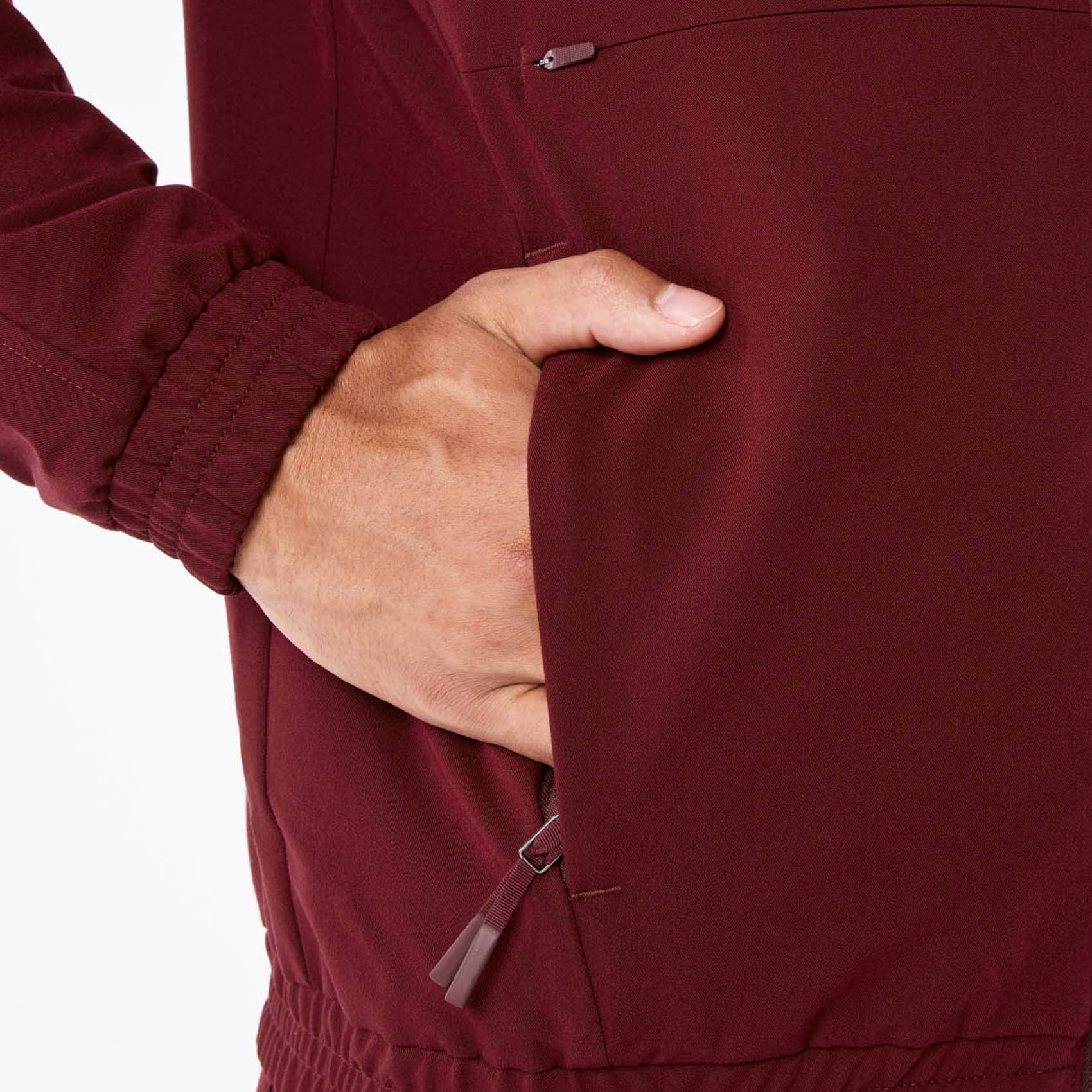 men's Burgundy Cobaki - Scrub Jacket - Image 8