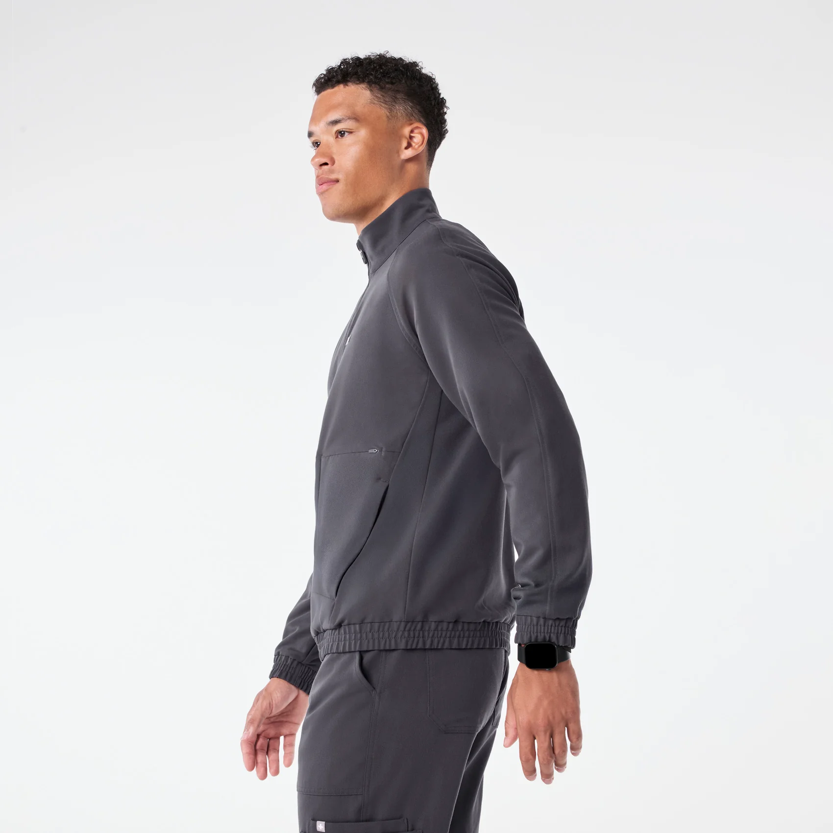 men's Charcoal Cobaki - Scrub Jacket - Image 3