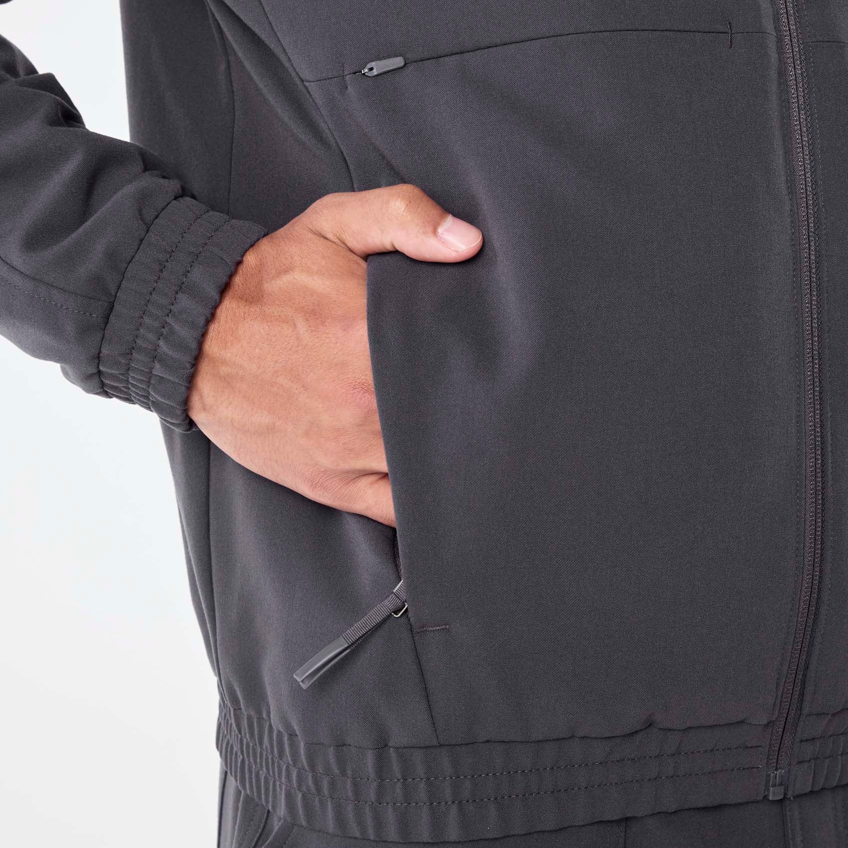 men's Charcoal Cobaki - Scrub Jacket - Image 8