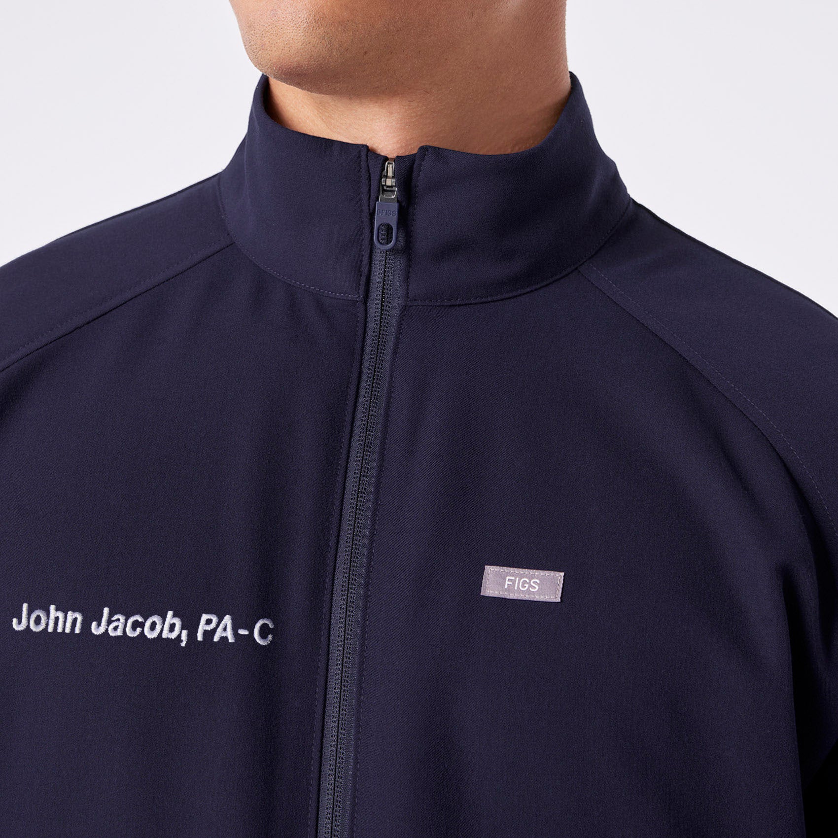 men's Navy Cobaki -  Scrub Jacket - Image 6