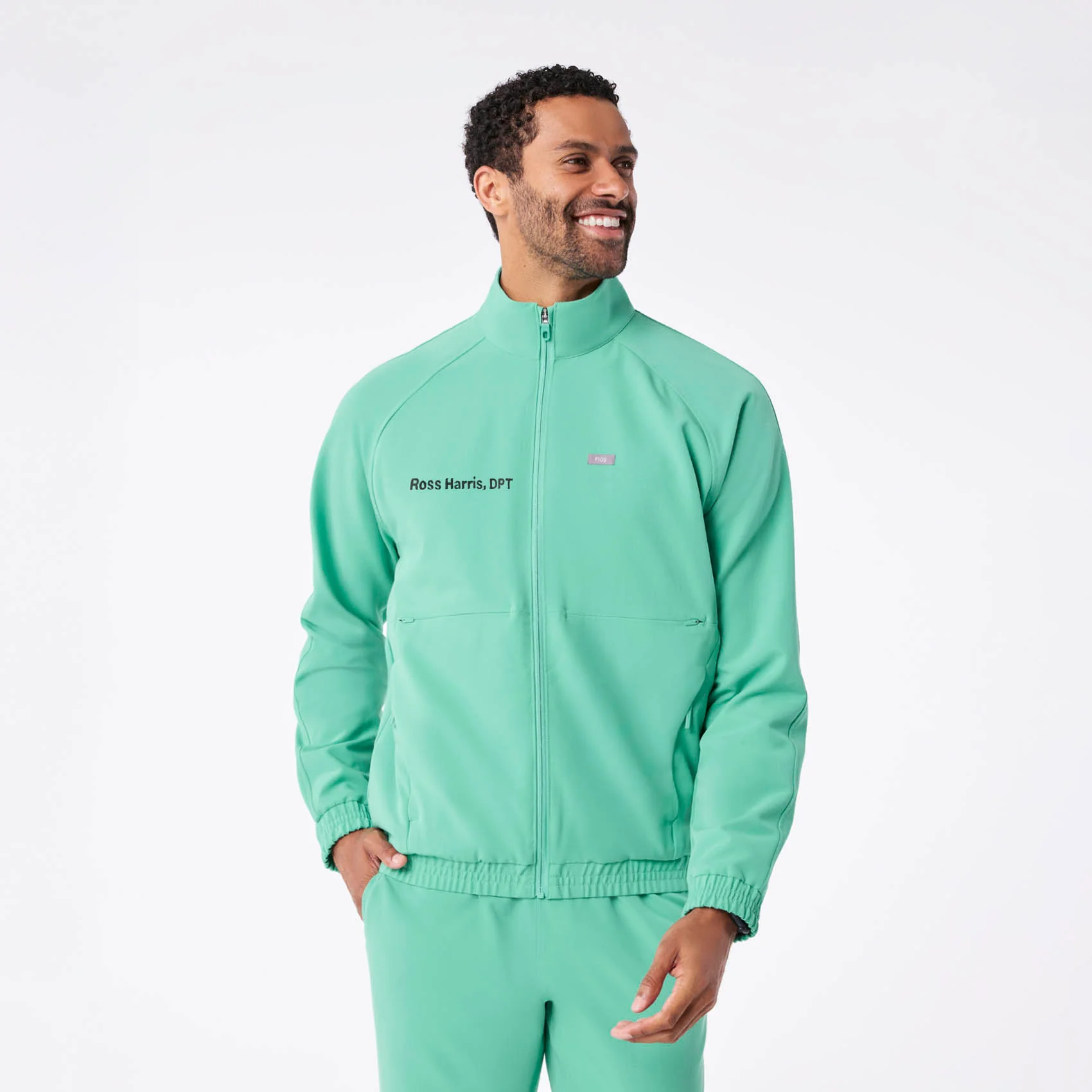 men's Surgical Green Cobaki -  Scrub Jacket