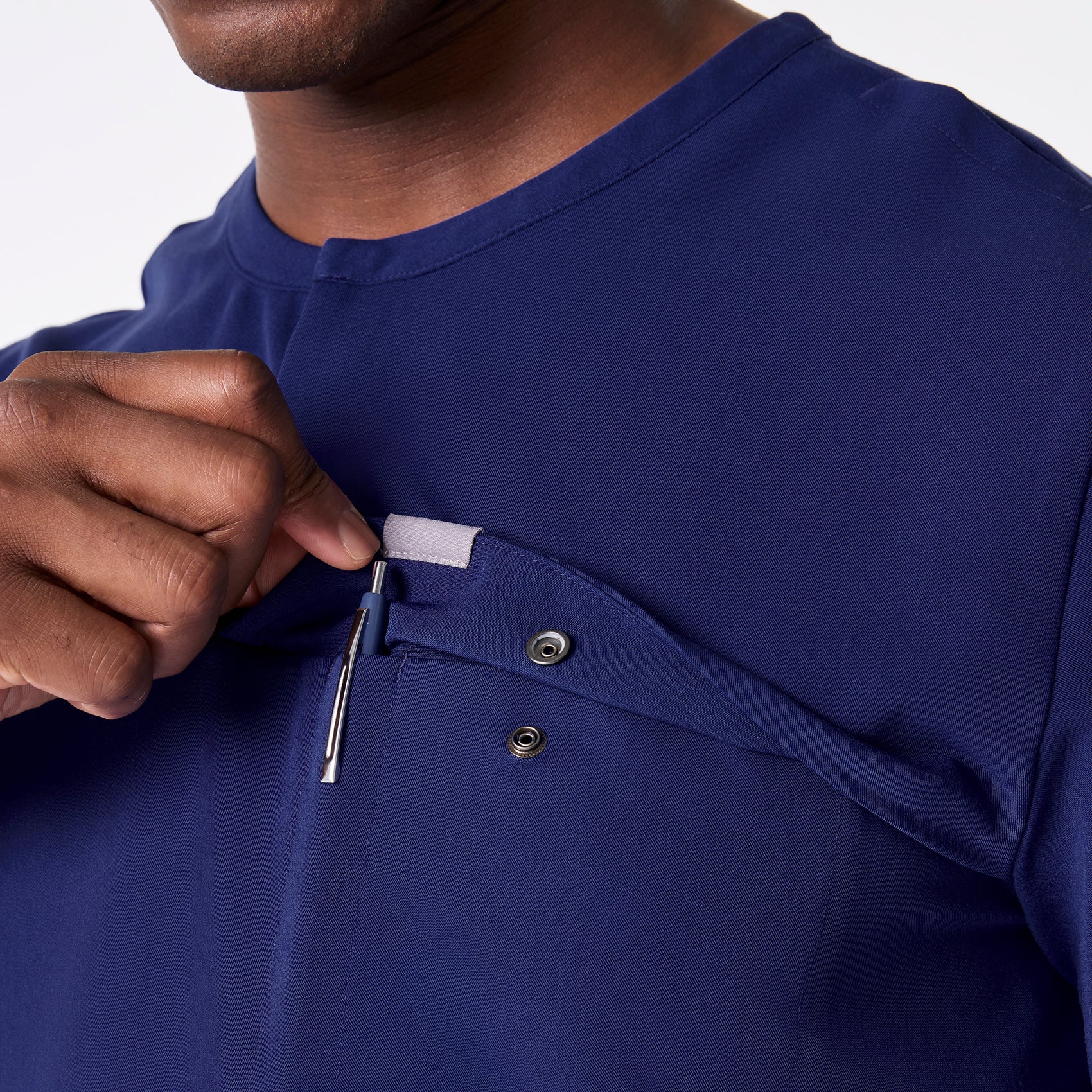 men's Sapphire Corfield - Henley Scrub Top - Image 7