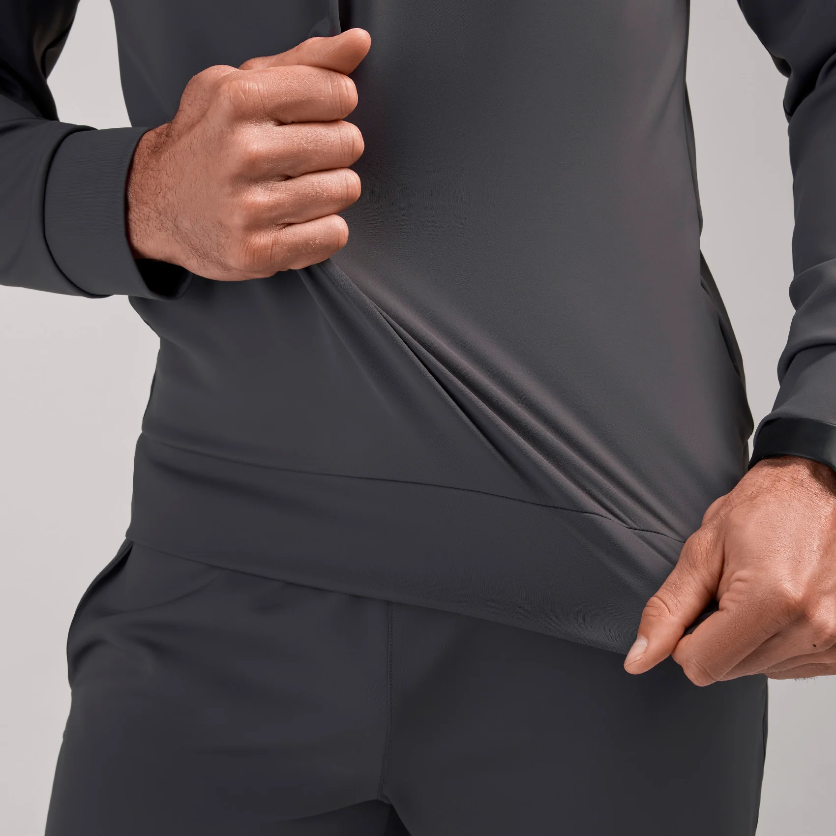 men's Charcoal Destin FORMx Crewneck - Scrub Top™ - Image 8