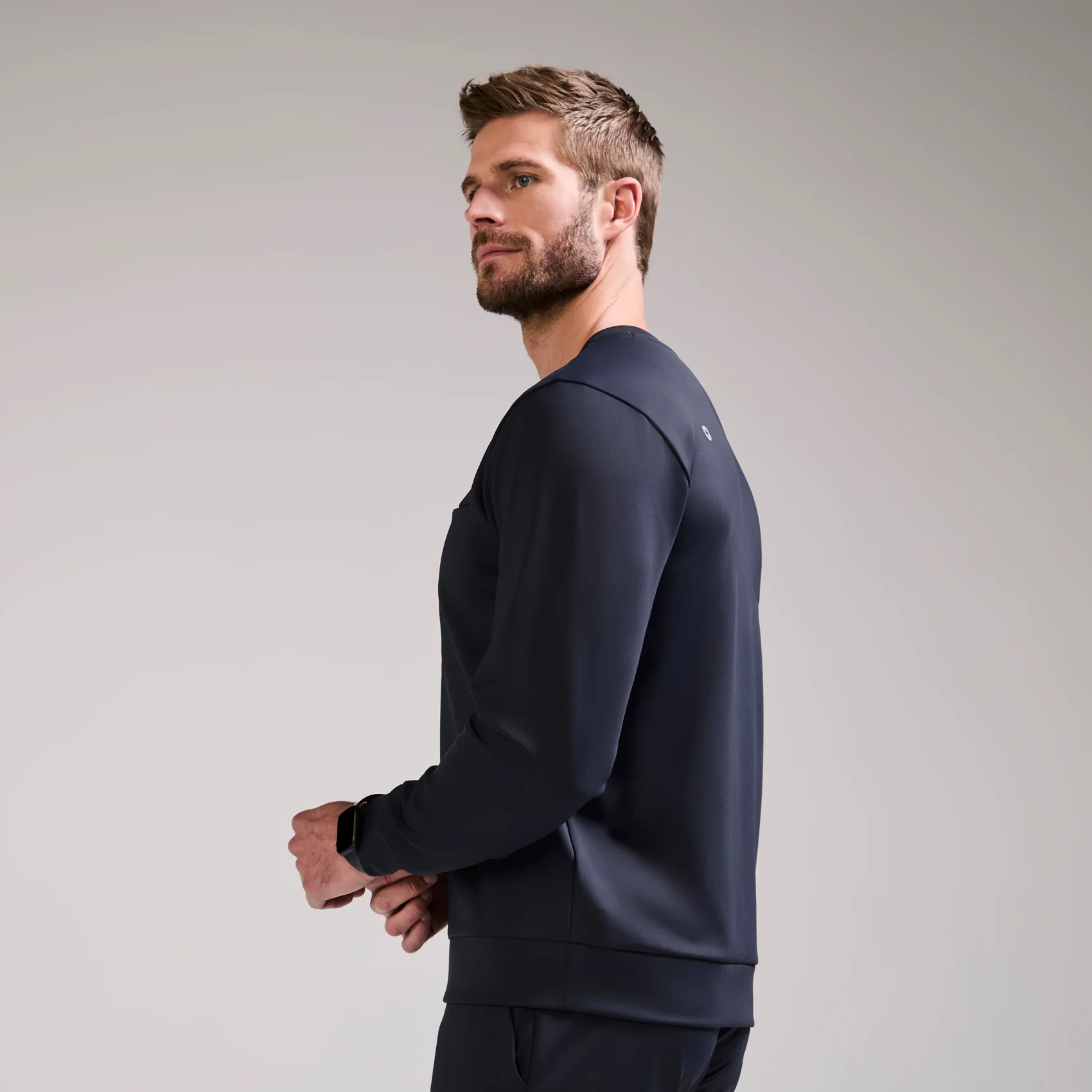 men's Navy Destin FORMx - Crewneck Scrub Top™ - Image 3