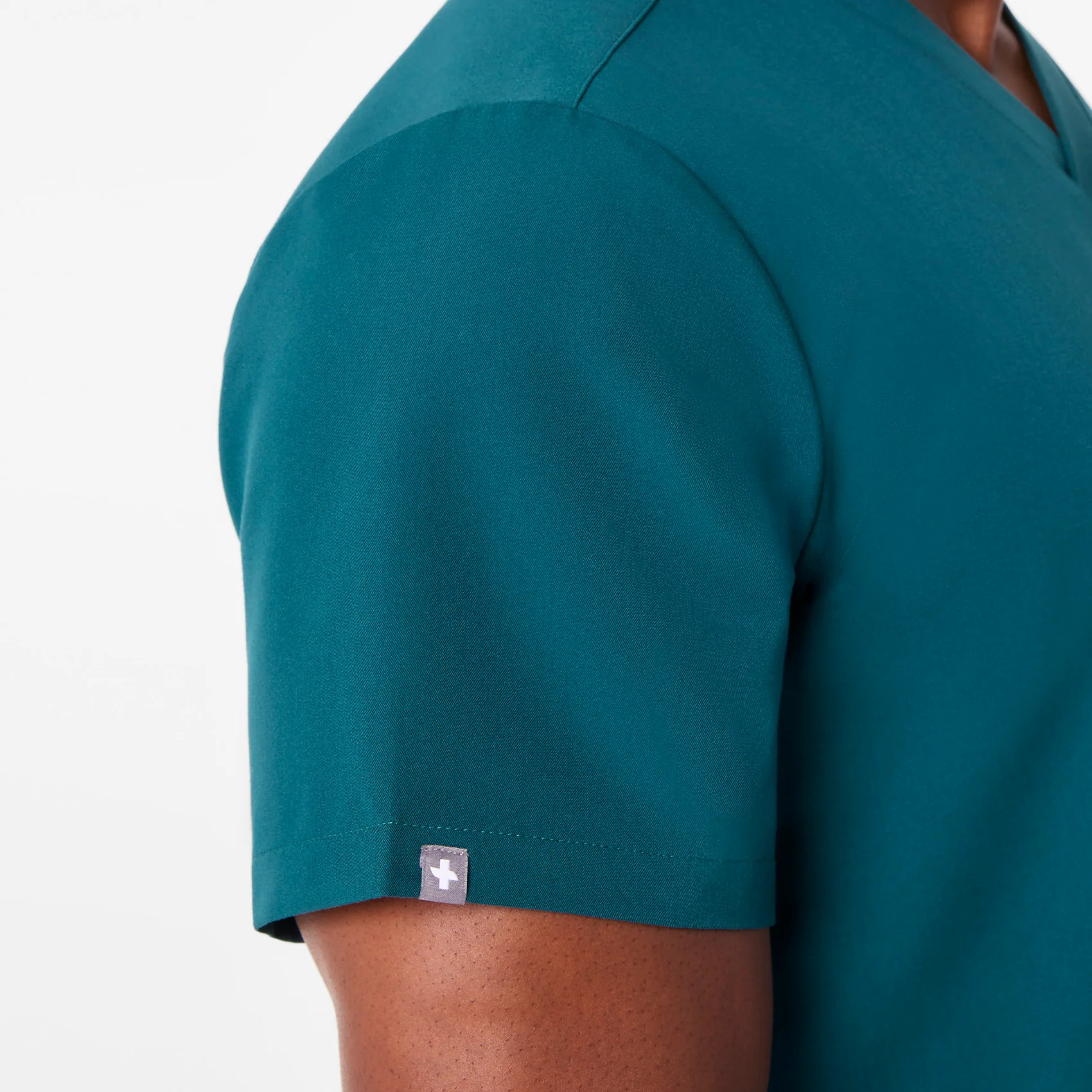 men's Caribbean Blue Leon - Three-Pocket Scrub Top™ - Image 6