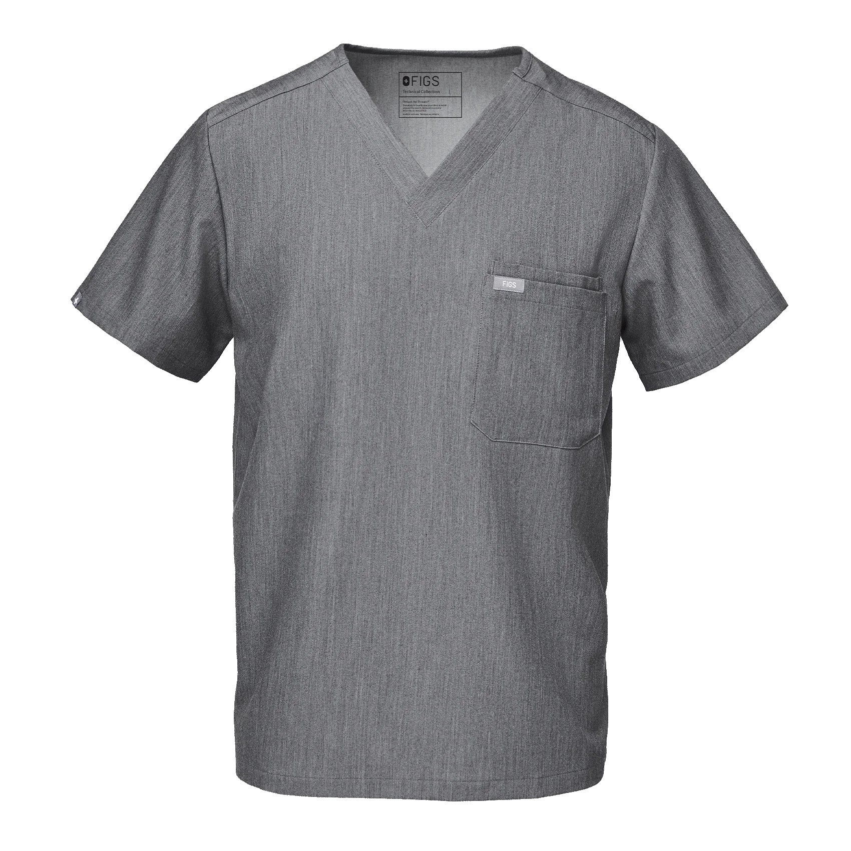 men's Hunter Green Leon - Three-Pocket Scrub Top™ - Image 9