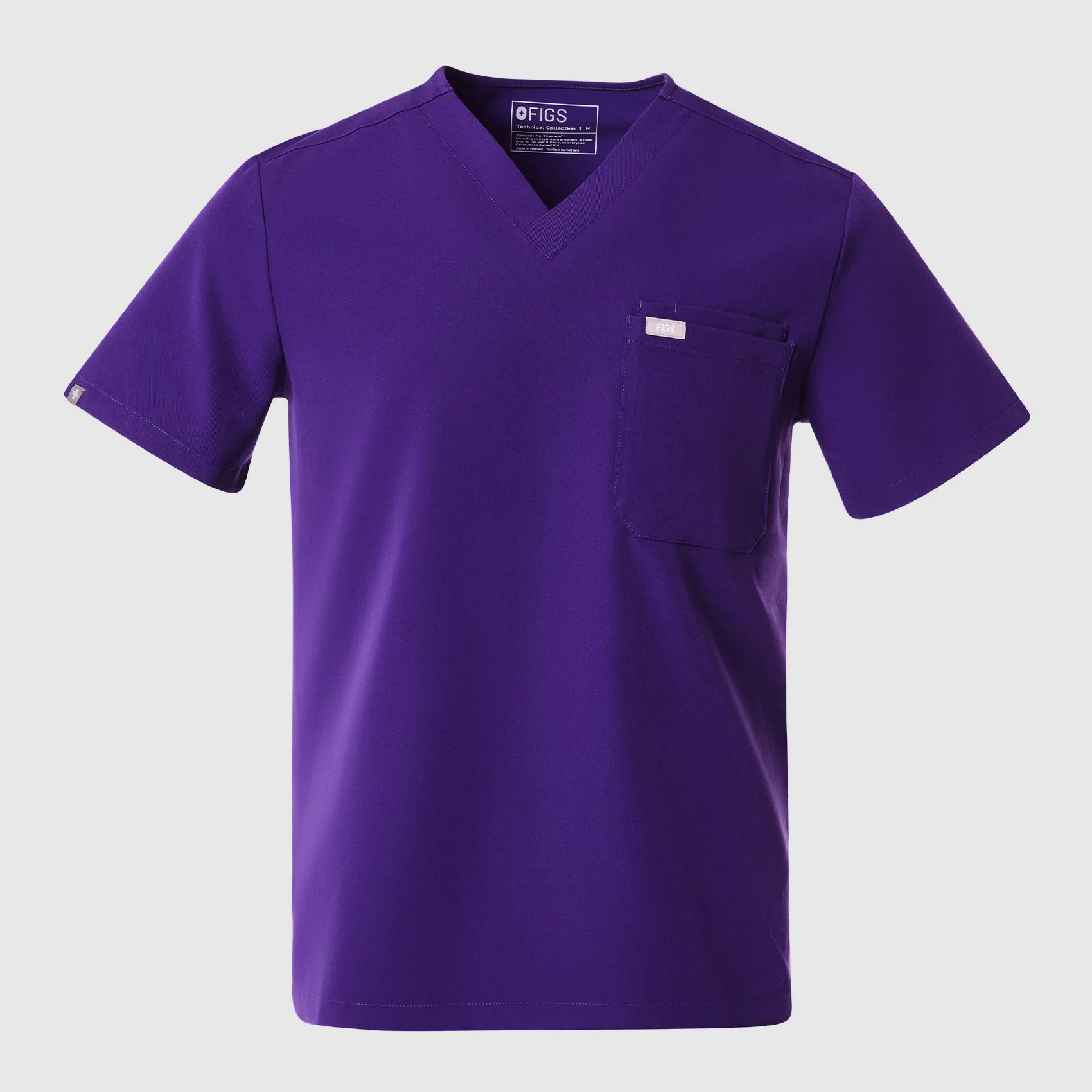 men's Purple Pulse Leon - Three-Pocket Scrub Top™ - Image 7