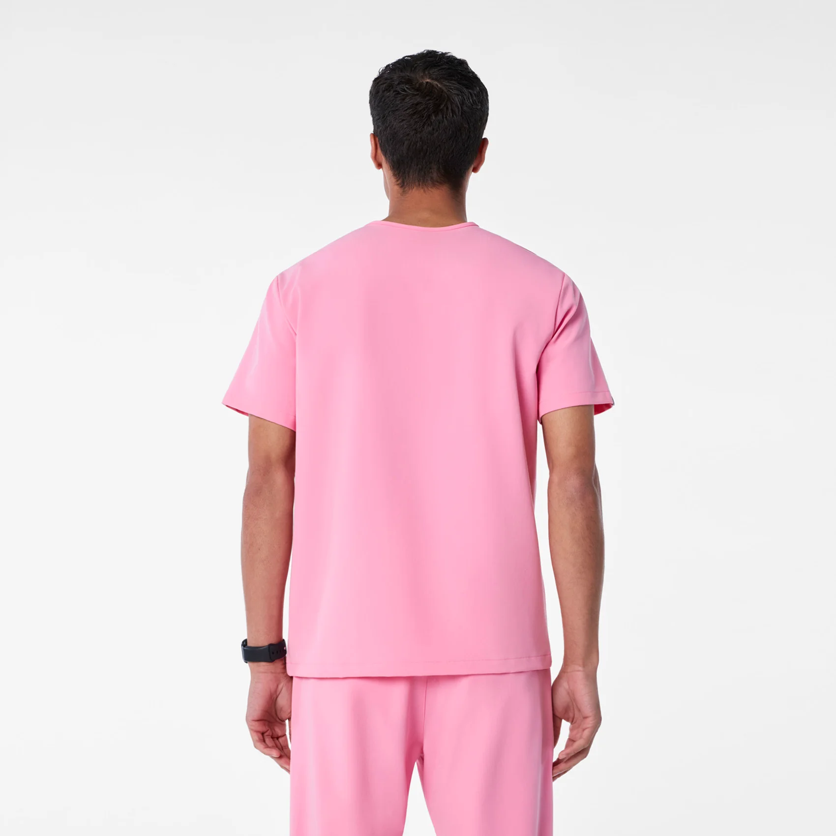 men's Sunrise Pink Leon - Three-Pocket Scrub Top™ - Image 4