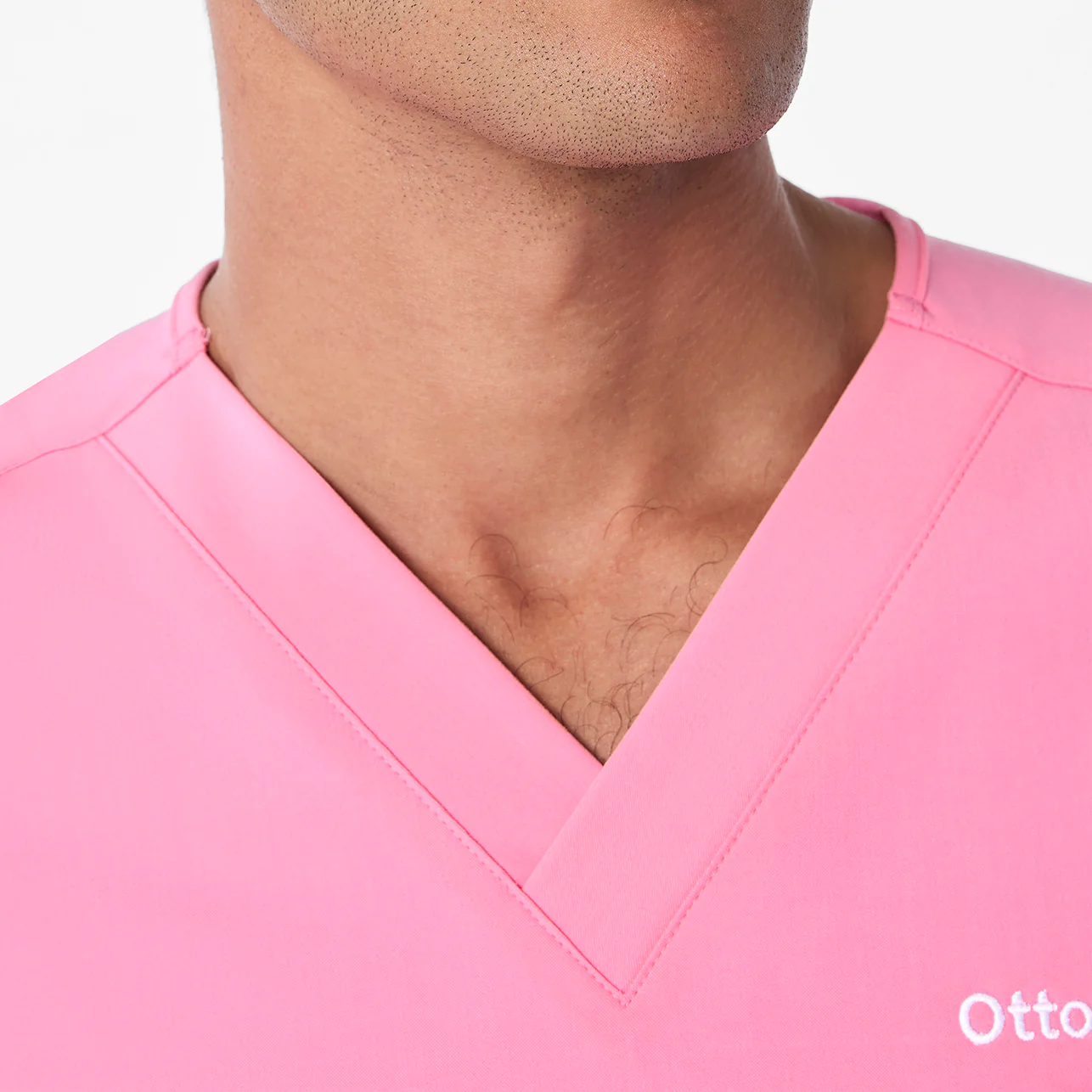 men's Sunrise Pink Leon - Three-Pocket Scrub Top™ - Image 5