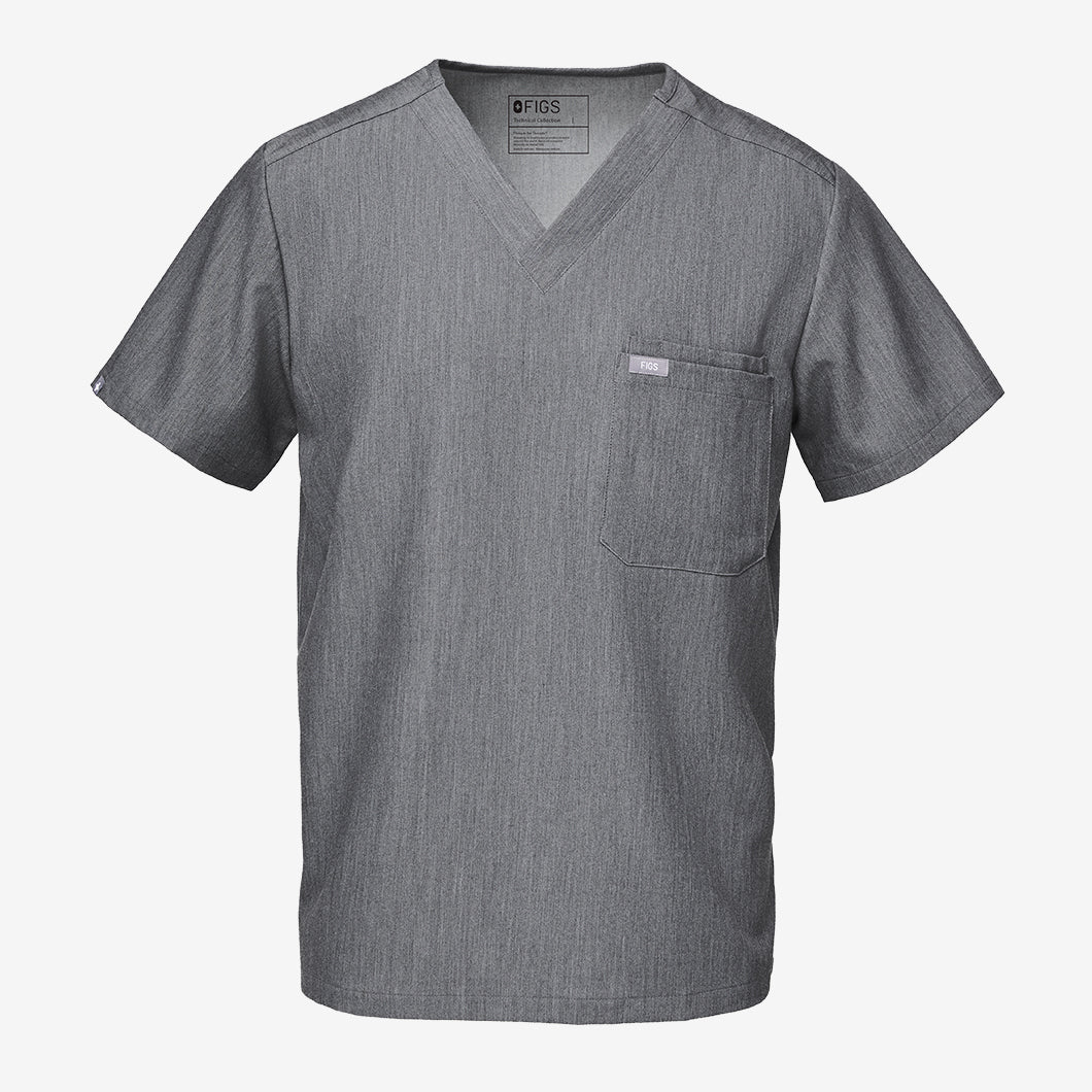 men's Teal Leon - Three-Pocket Scrub Top™ - Image 6