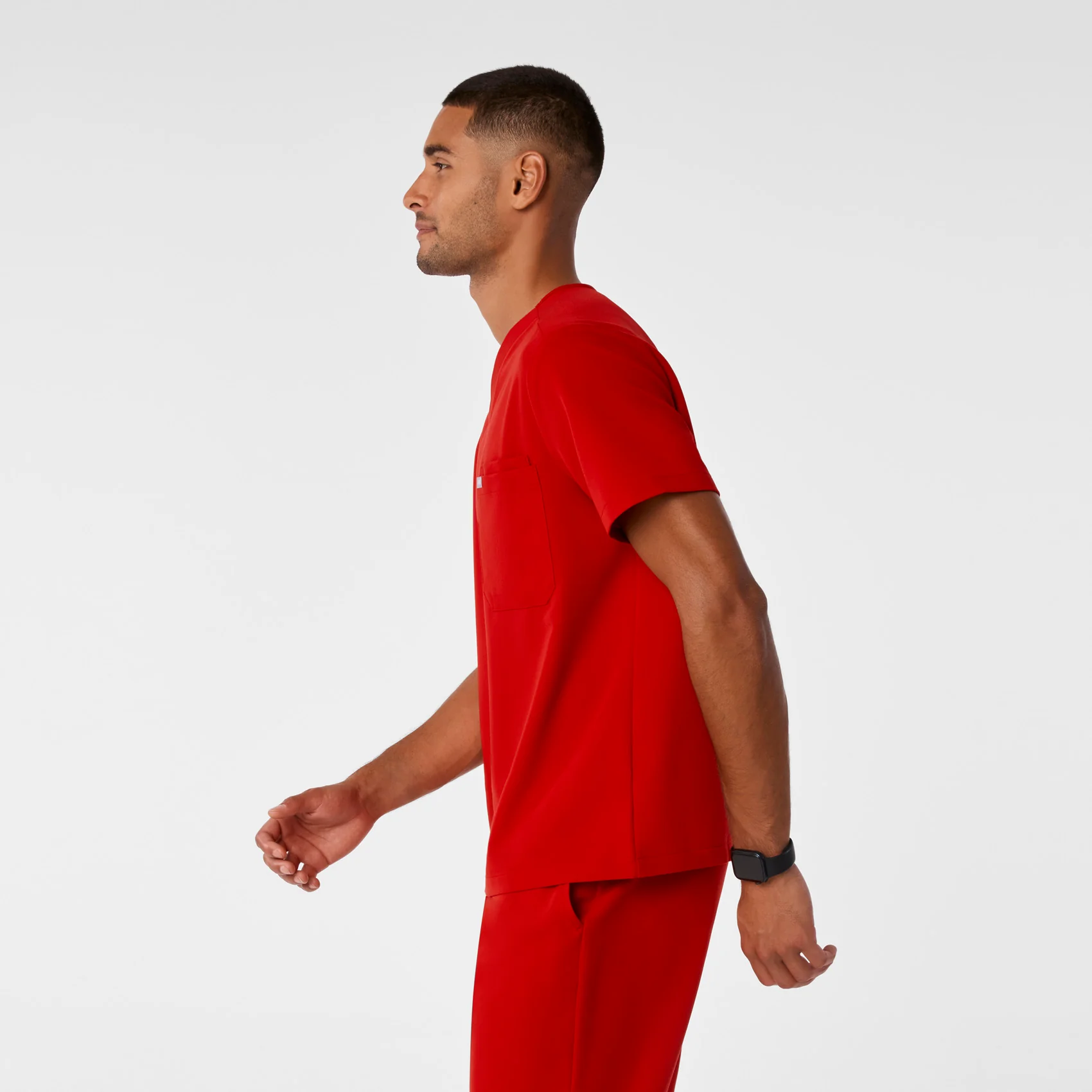 men's Winning Red Leon - Three-Pocket Scrub Top™ - Image 4