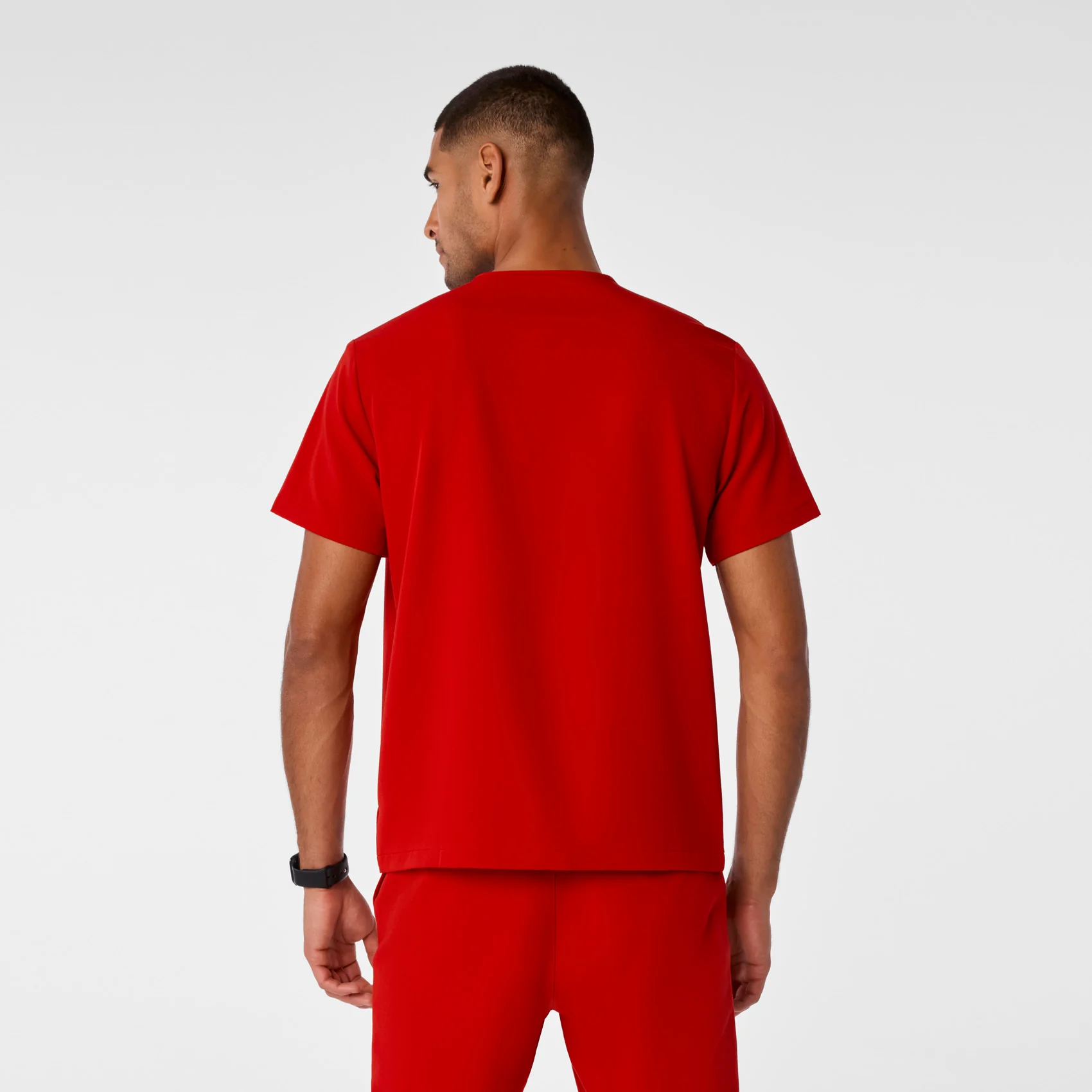 men's Winning Red Leon - Three-Pocket Scrub Top™ - Image 5