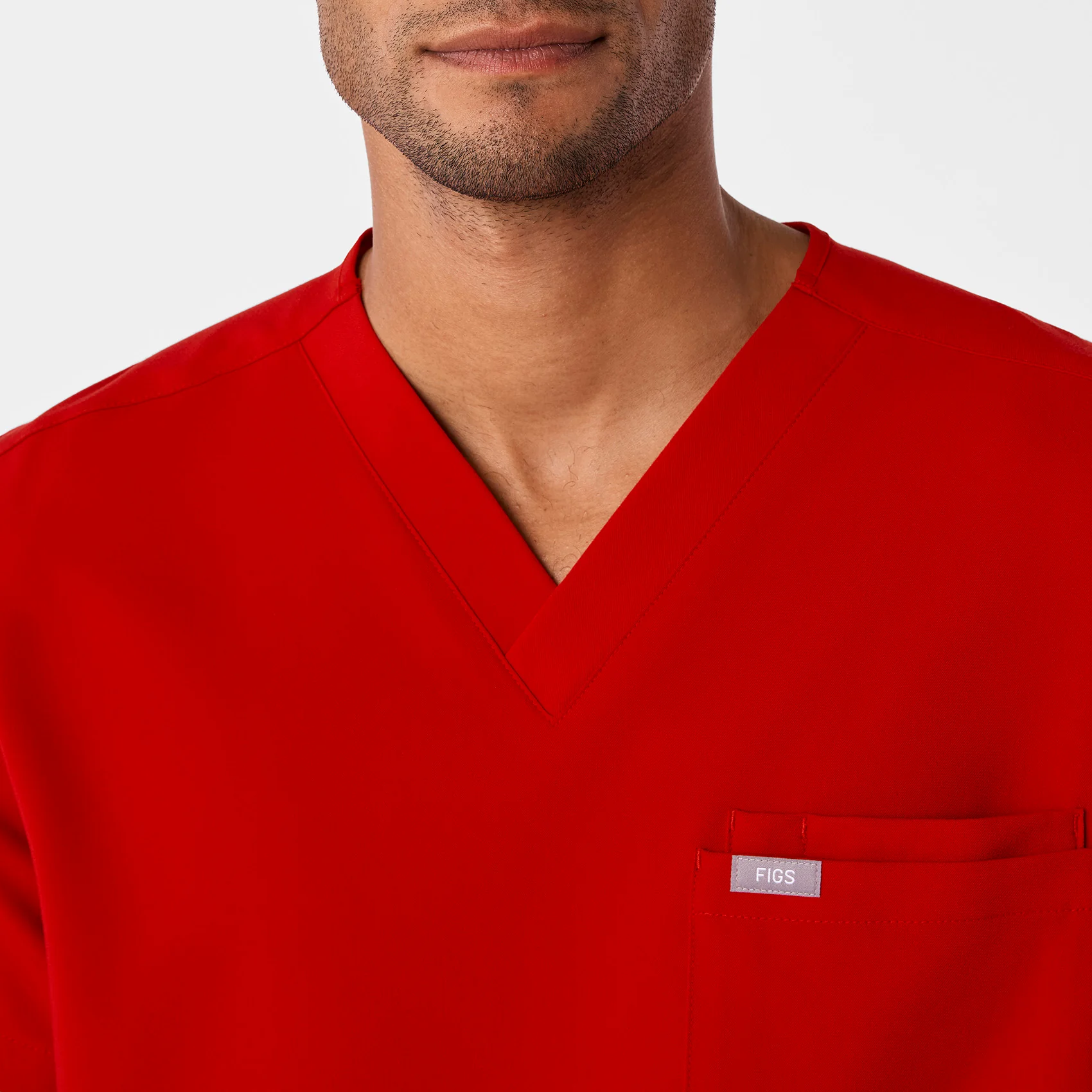 men's Winning Red Leon - Three-Pocket Scrub Top™ - Image 6