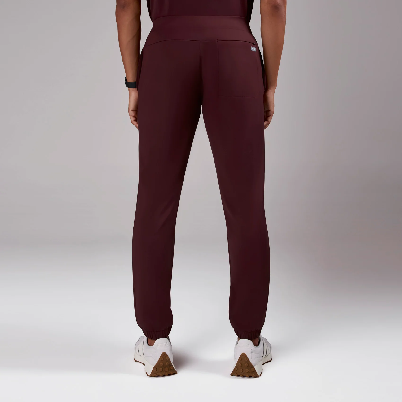 men's Burgundy Forster FORMx Jogger - Scrub Pant™ - Image 4