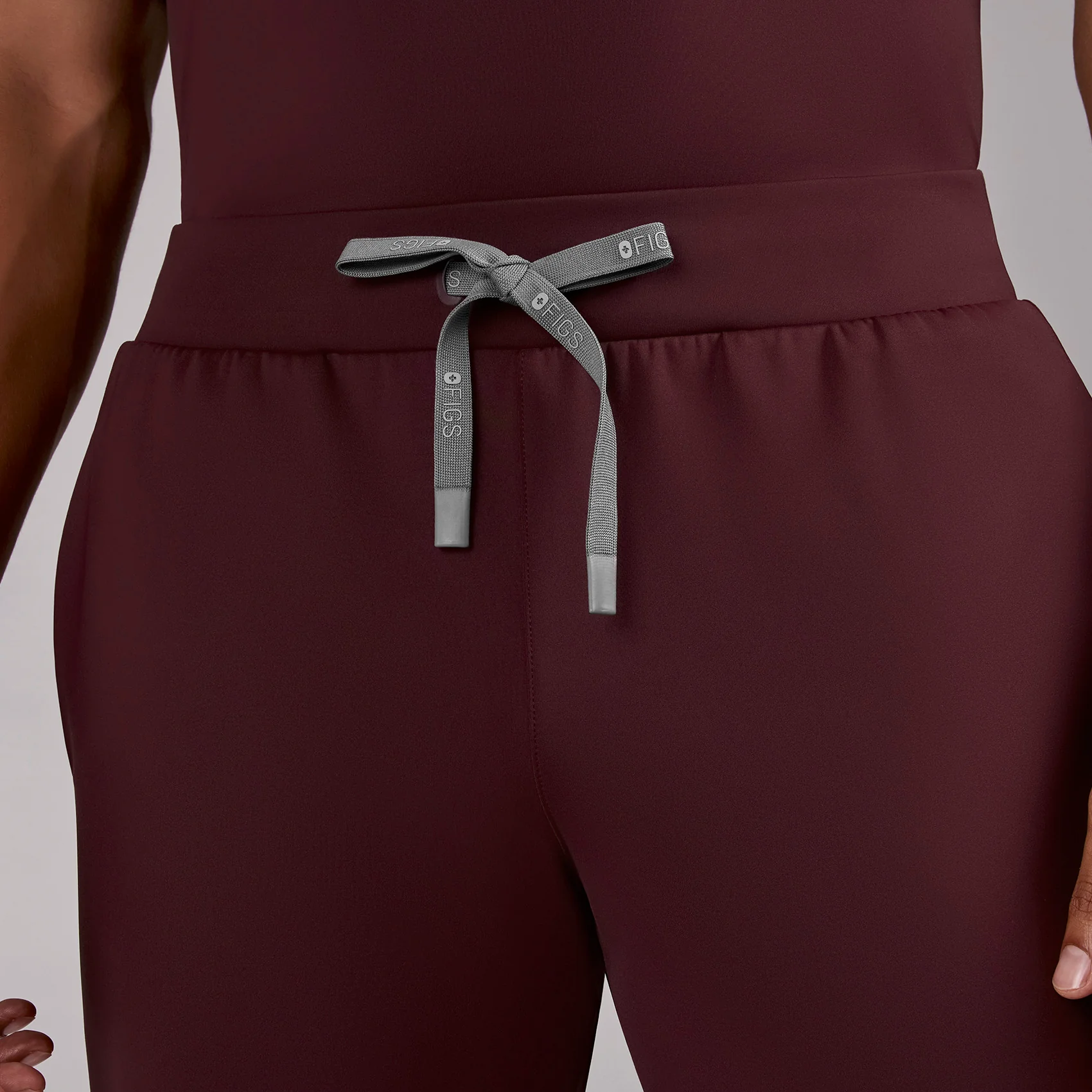 men's Burgundy Forster FORMx Jogger - Tall Scrub Pant™ - Image 6