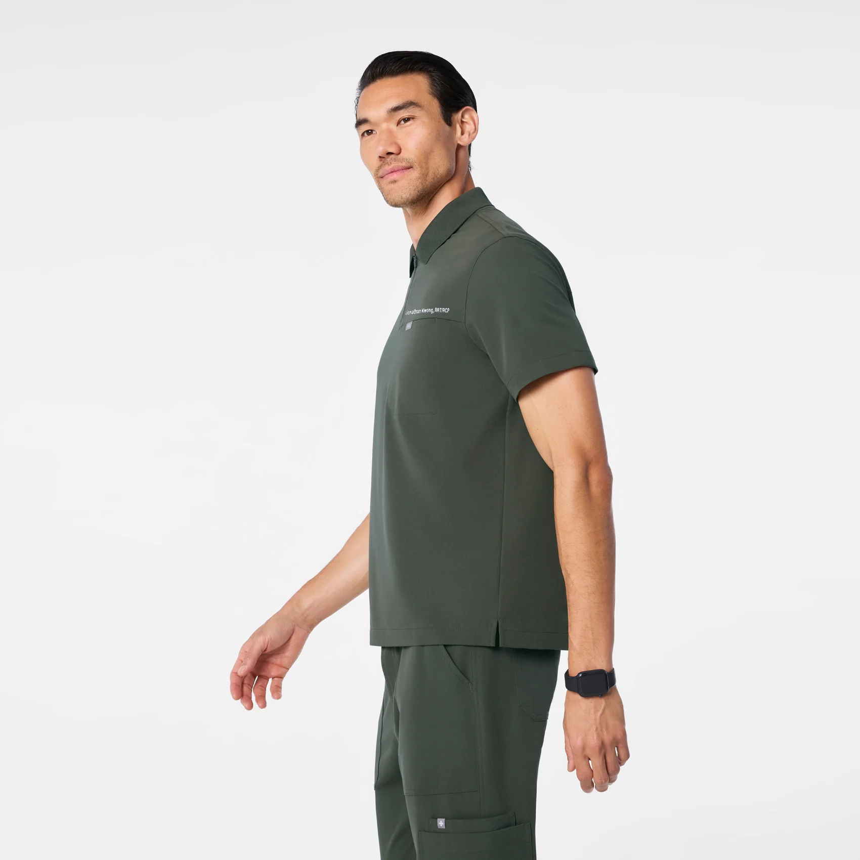 men's Moss Jasper Polo - Scrub Top - Image 3