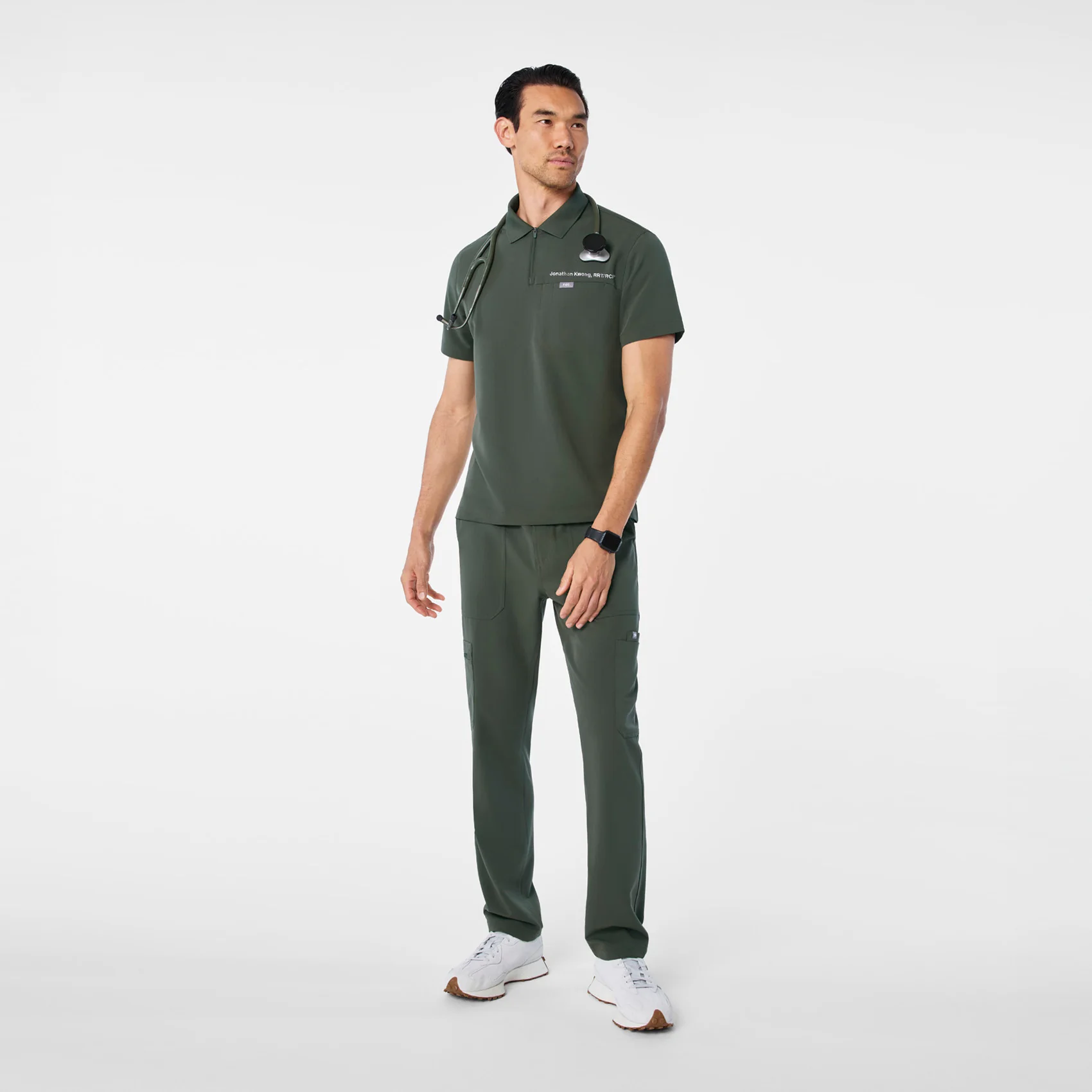 men's Moss Jasper Polo - Scrub Top - Image 5