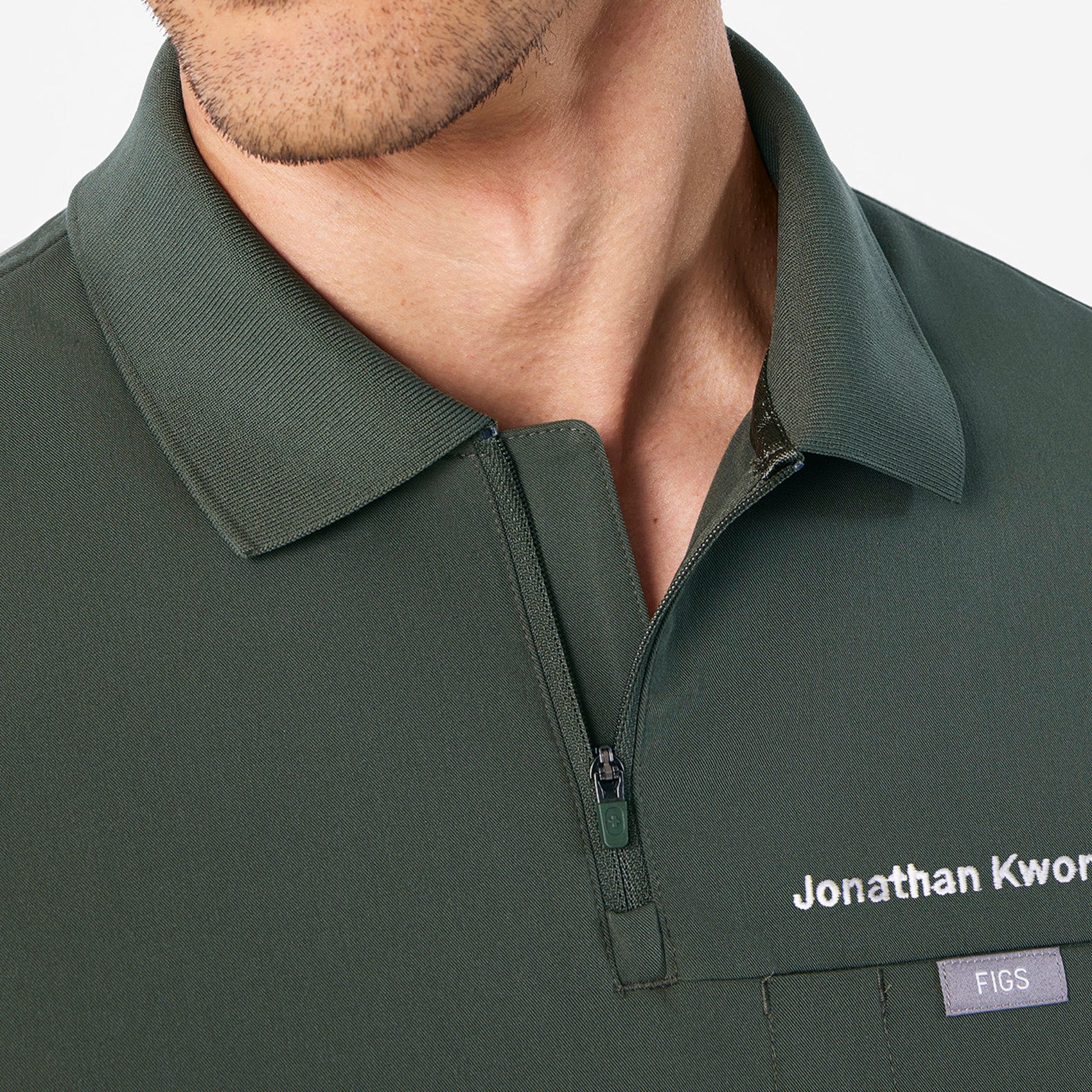 men's Moss Jasper Polo - Scrub Top - Image 8