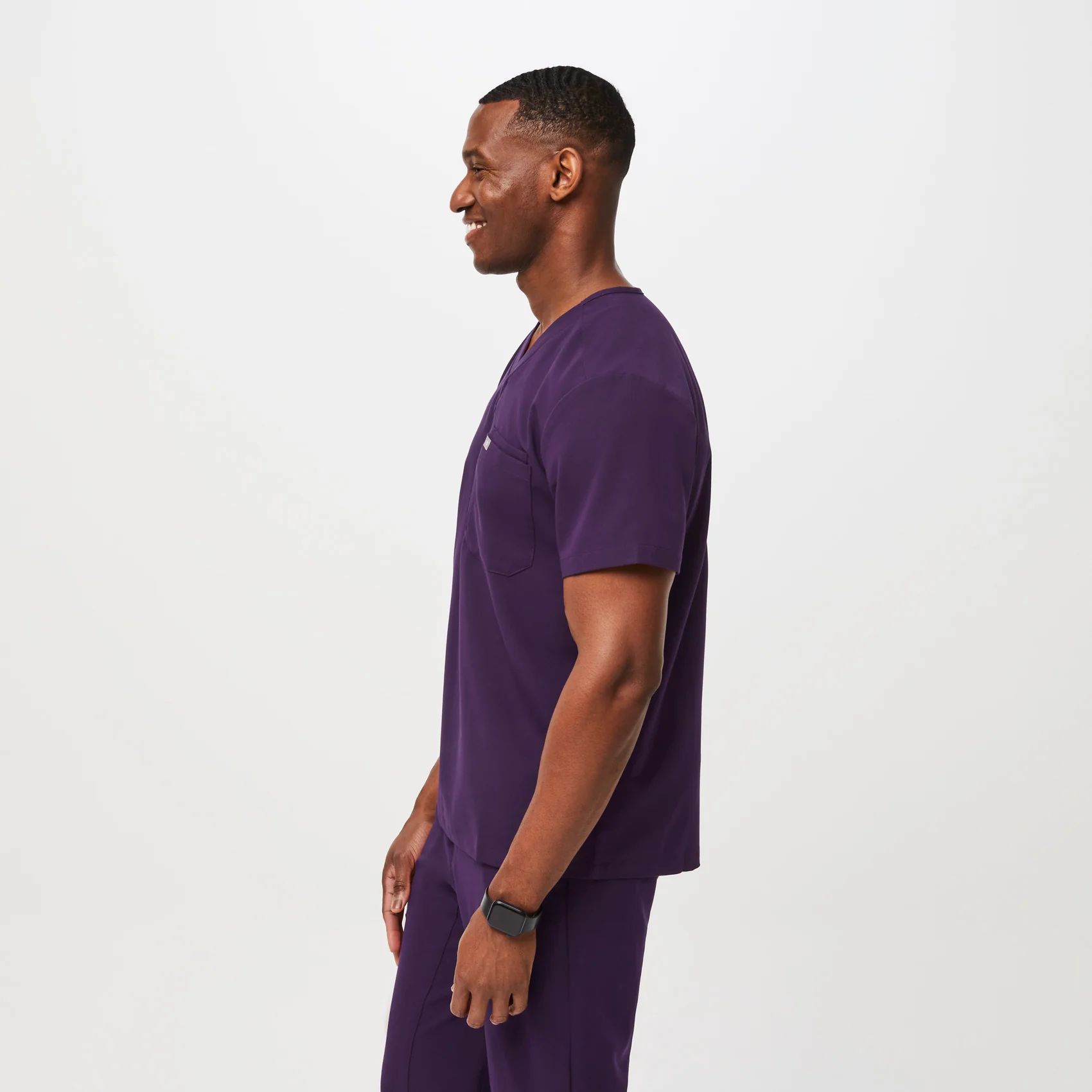 men's Purple Jam Leon™- Three-Pocket Scrub Top (3XL - 6XL) - Image 3